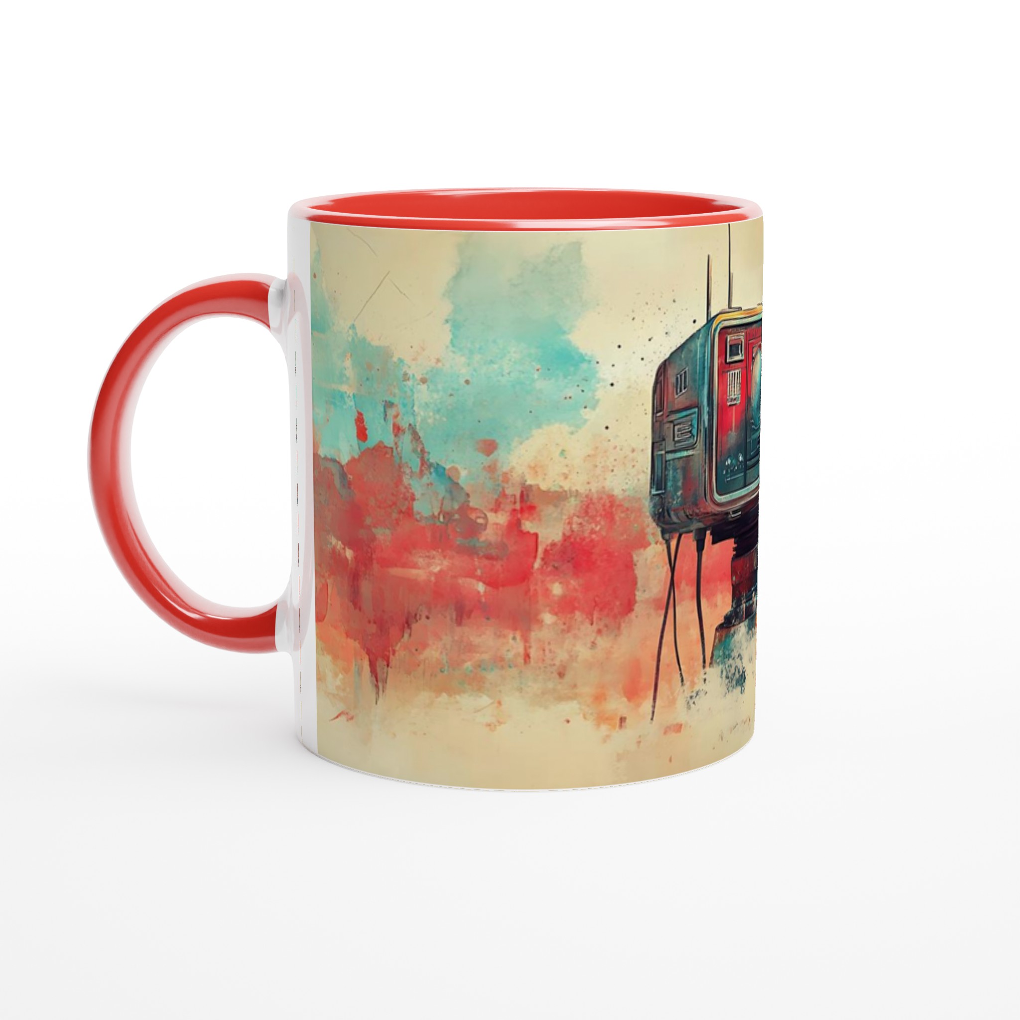 Abstrakt Kamera Konst Mugg – Unik Design för Kreativa Själar i Sju Färger 5 09b50577-444c-480d-9b38-c6b96a43283a