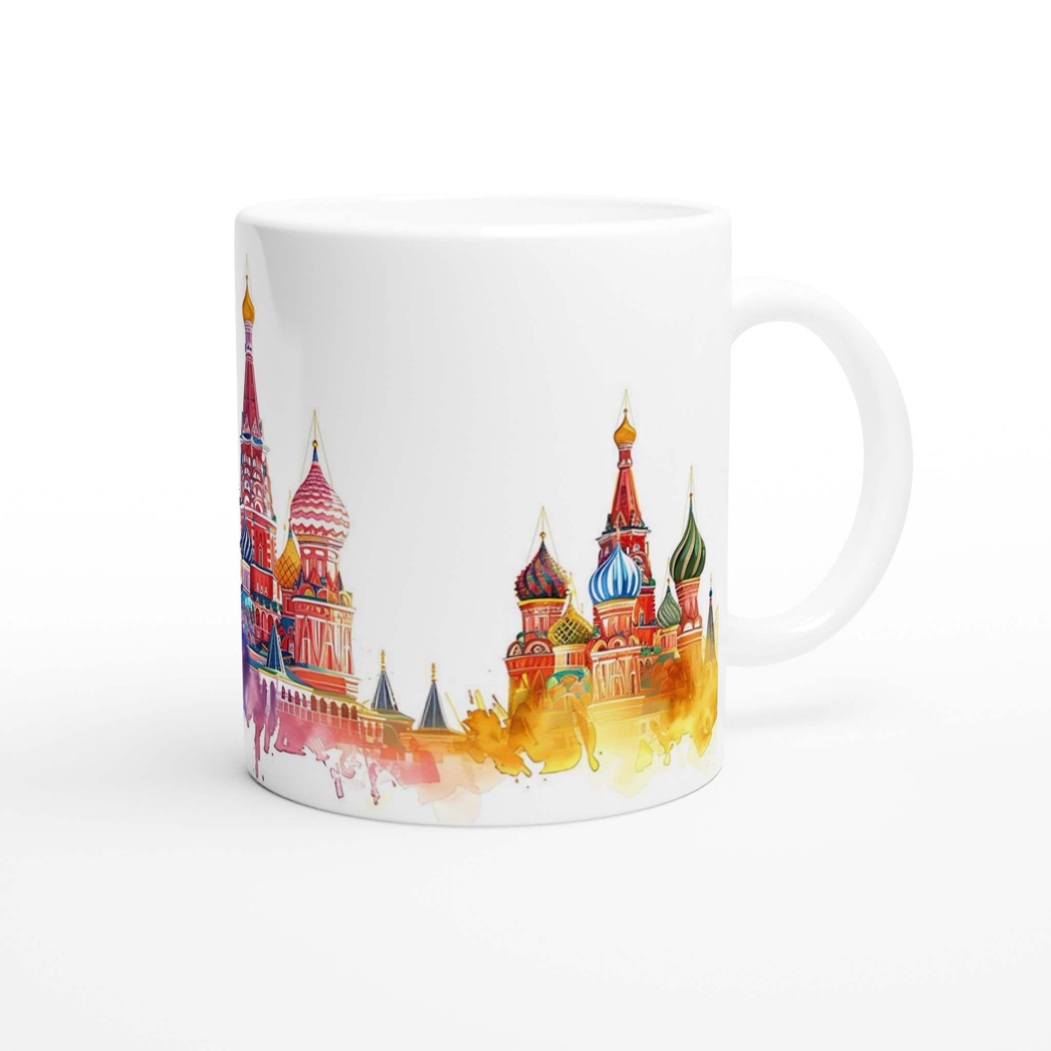Färgsprakande Rysk Arkitektur Mugg – Vit 11oz Keramisk Mugg med Ikonisk Design 9 09cf2dcd-2afa-4b59-9830-6d7ca5c7997b