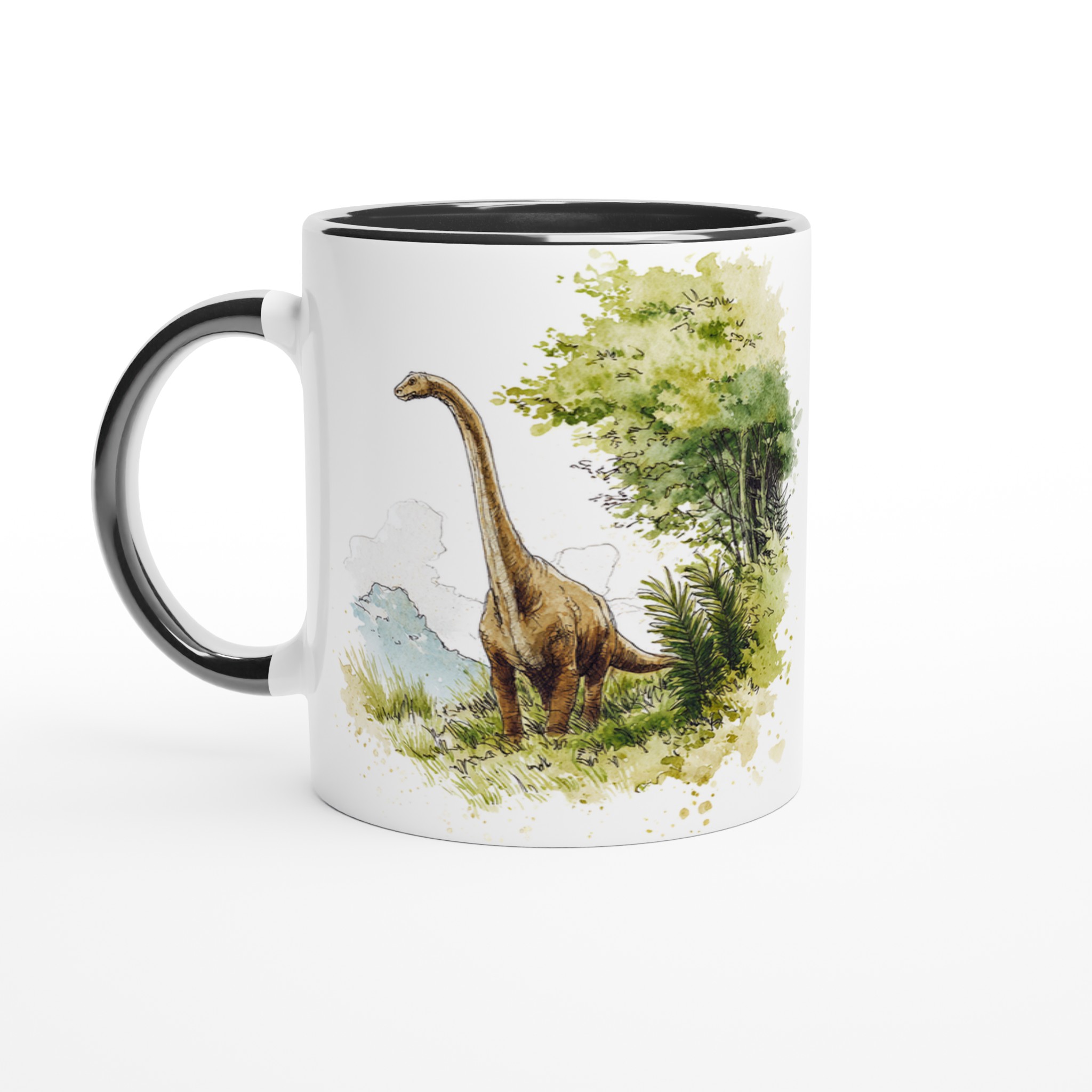 Brontosaurus Vattenfärg Mugg - Geologisk Charm i Sju Färger 7 09df44d8-7fc2-43c1-ae74-4c12deefdc0c