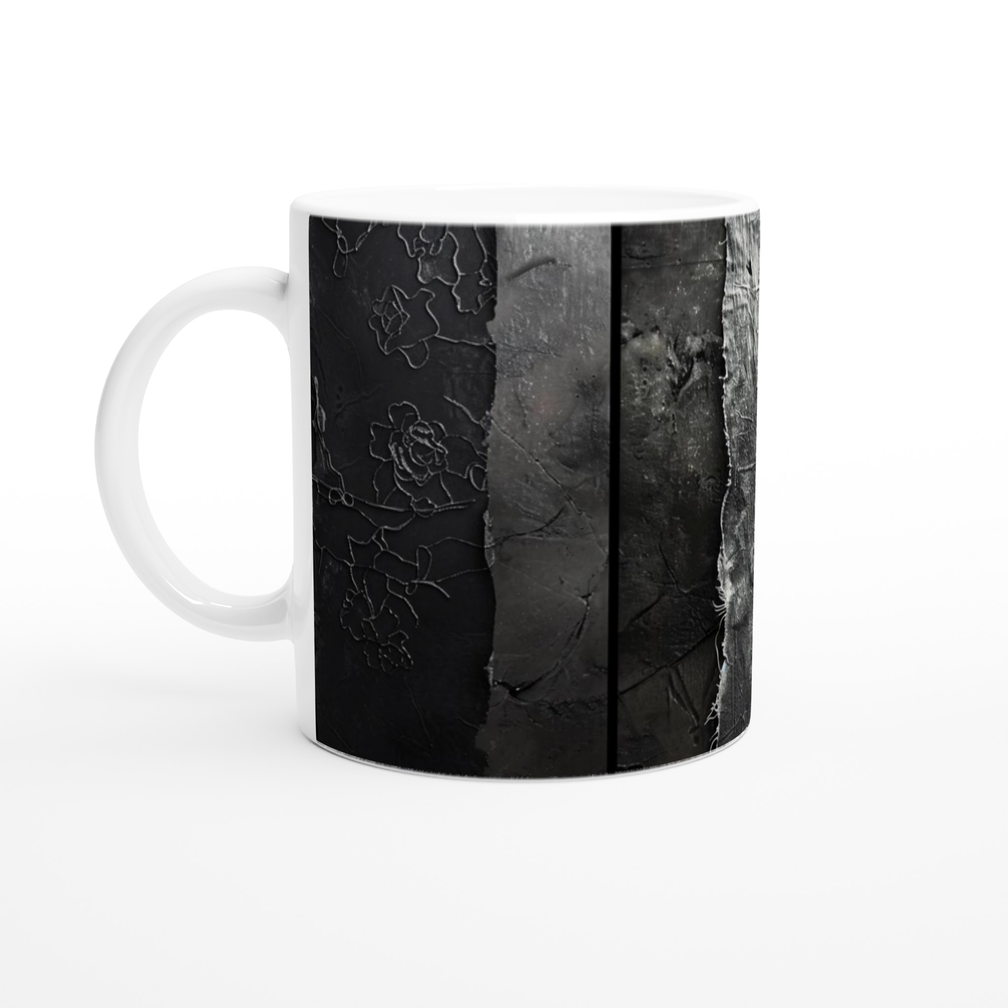 Abstrakt Mörk Textur 11oz Keramisk Mugg – Konstnärlig Elegans för Din Dryck 1 0a071133-0bff-4dca-9c6e-cc02efaf21f3