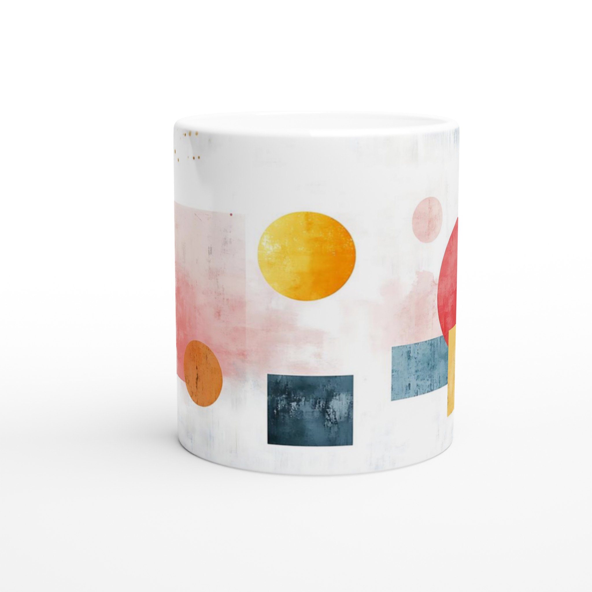 Abstrakt Geometri 11oz Keramikmugg – Färgglad Design för Modern Vardag 8 0a9ee053-3084-4c2c-978f-71c9c2b6480a