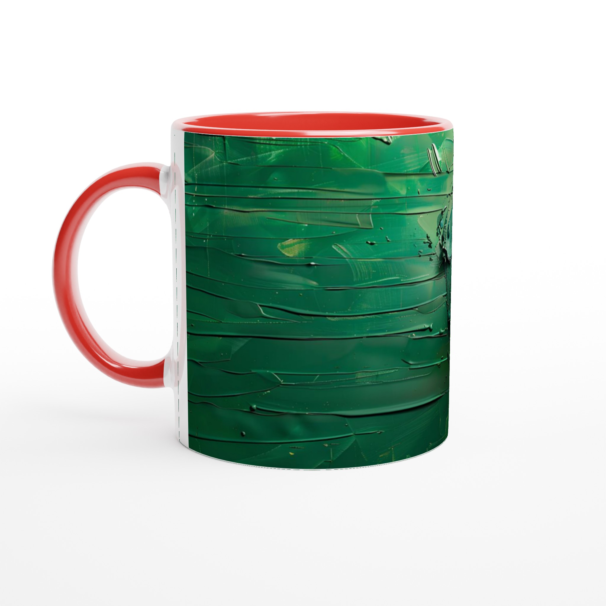 Grön Konstmugg: Volleyball i Akryl – 11 oz Keramisk Kaffemugg i Valfri Färg 2 0abbe71c-cd16-45f4-816c-68ee57a205f4