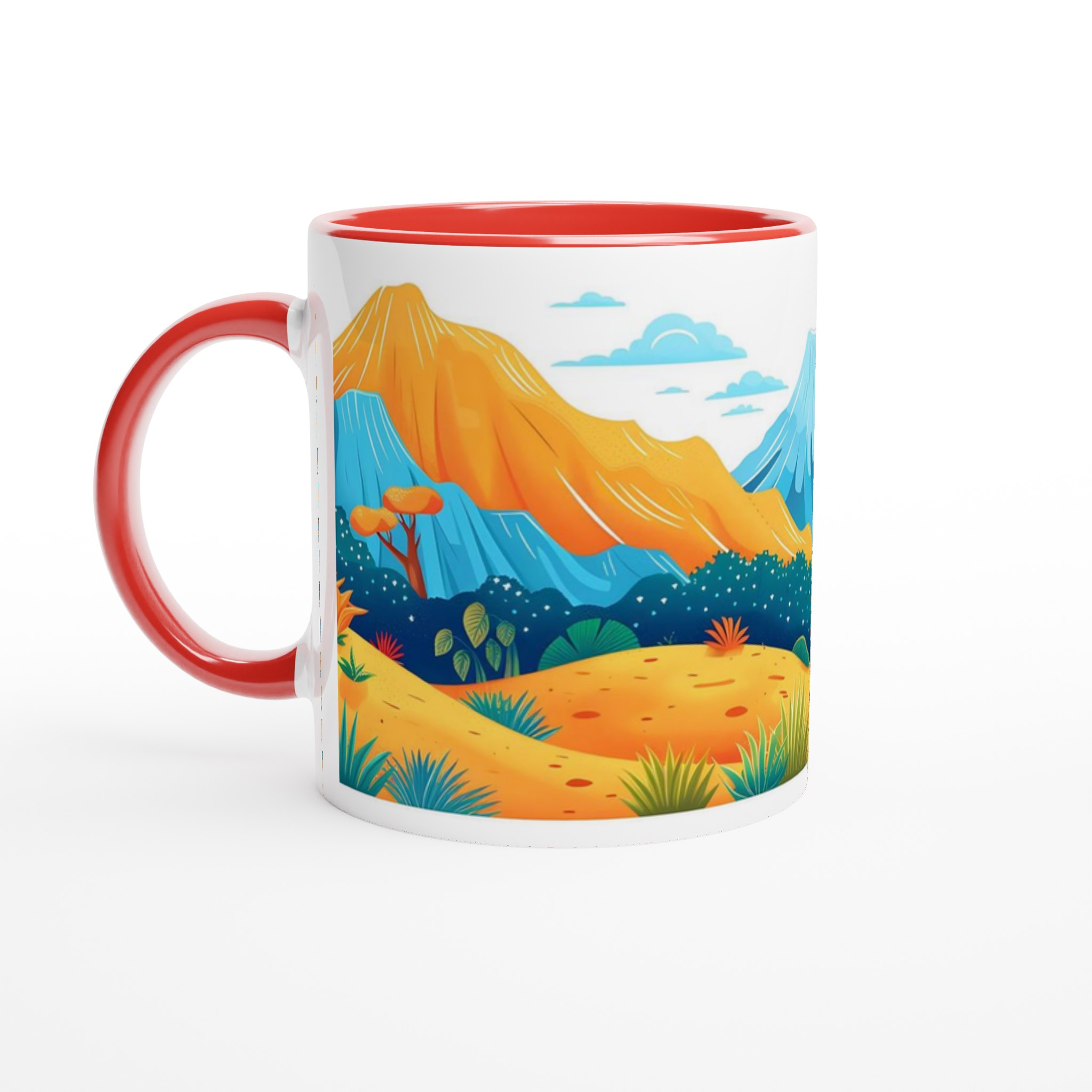 Färgsprakande Safari-Mugg - Unik Design i Keramik för Äventyr i Varje Klunk! 2 0b35c5fd-7ebe-4cde-ab5a-d250ced1cf5f