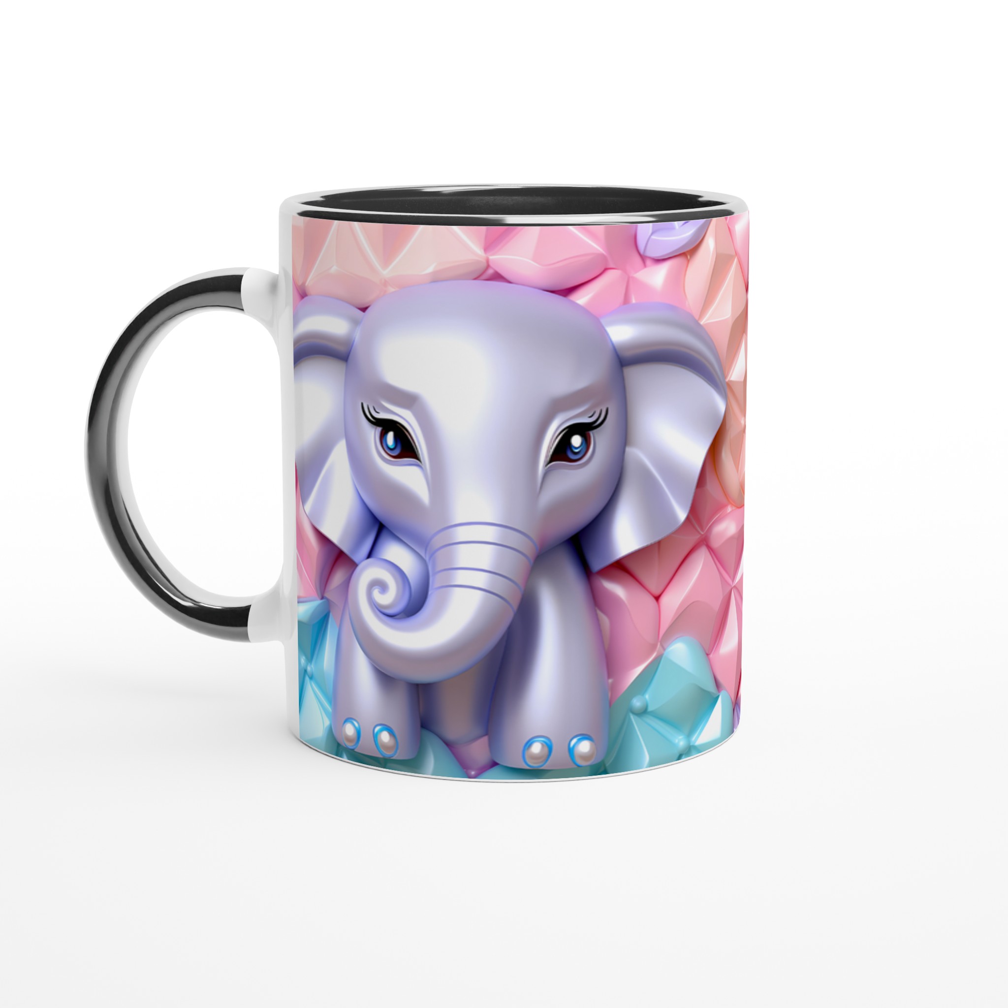 Söt Elefant & Pastell Bubbel Keramikmugg – 11oz, Välj Din Färg! 8 0b6940f5-12ab-482b-8896-8cfdeabe5f54