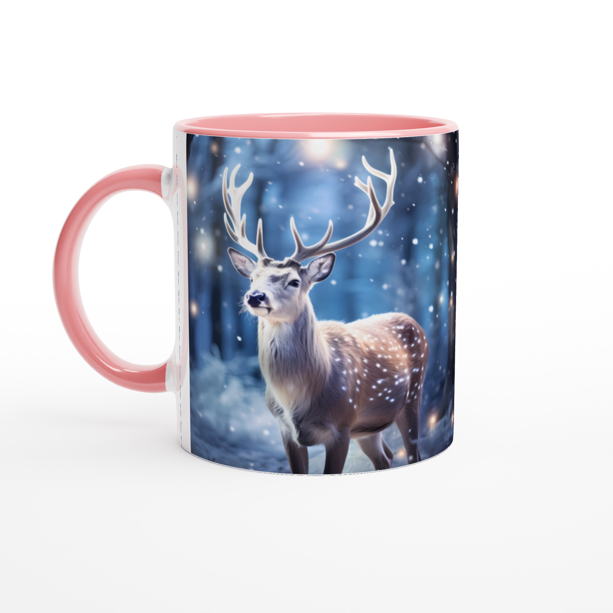 Magisk Vinterhjort 11oz Keramisk Mugg – Drick ditt kaffe i en förtrollad skog 6 0bee2845-ec86-49fc-8a24-ad665cc6eea8