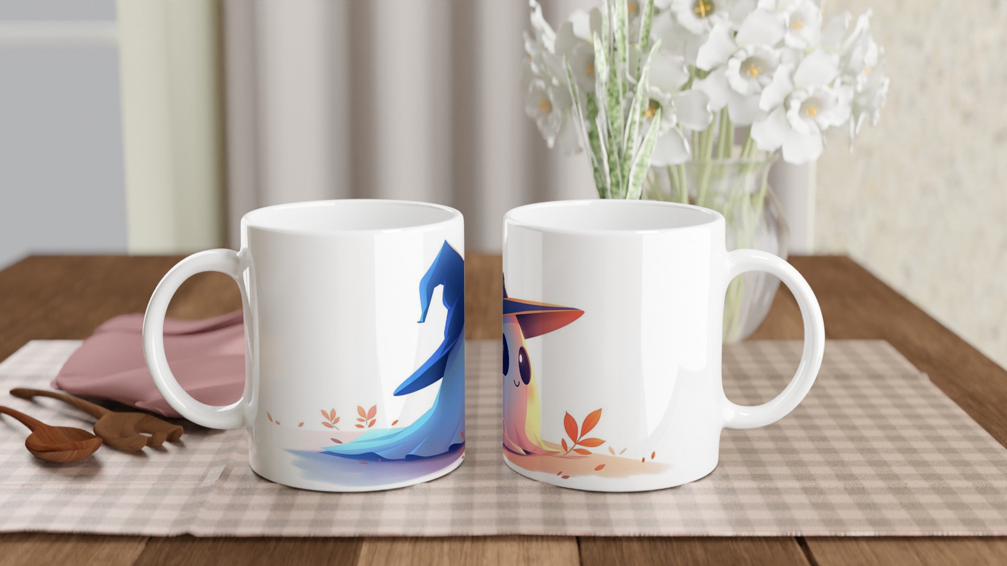 Söt Spöke i Häxhatt Keramisk Mugg – Personlig Halloweenpresent & Höstmys för Kaffeälskare 10 0c06b01e-6993-472d-9d55-d9b0e6f38afd