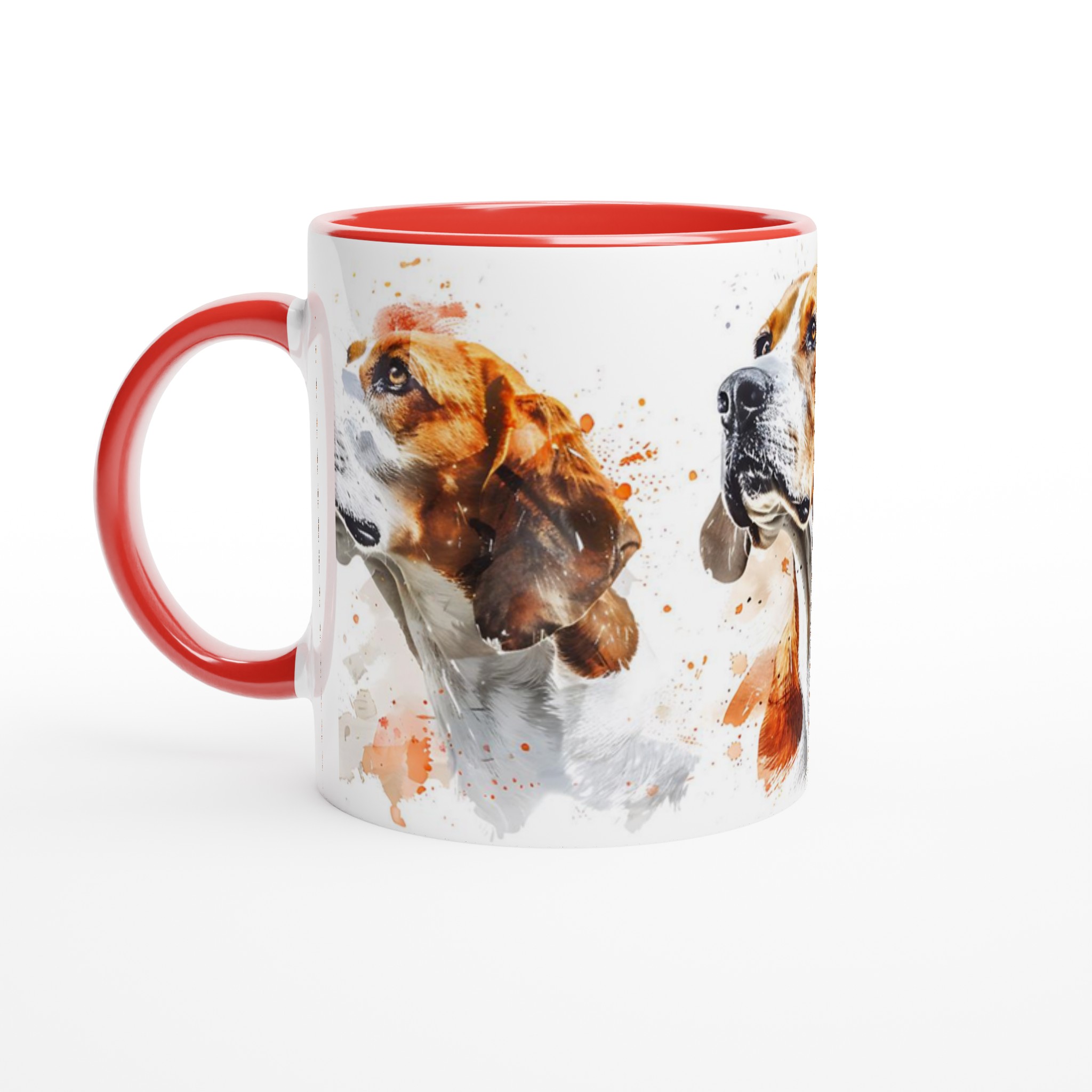 Abstrakt Beagle Akvarell Mugg – Levande Hundporträtt för Djurälskare i Valfri Färg 5 0c233dd2-3481-4449-8d92-dd46dab564bb
