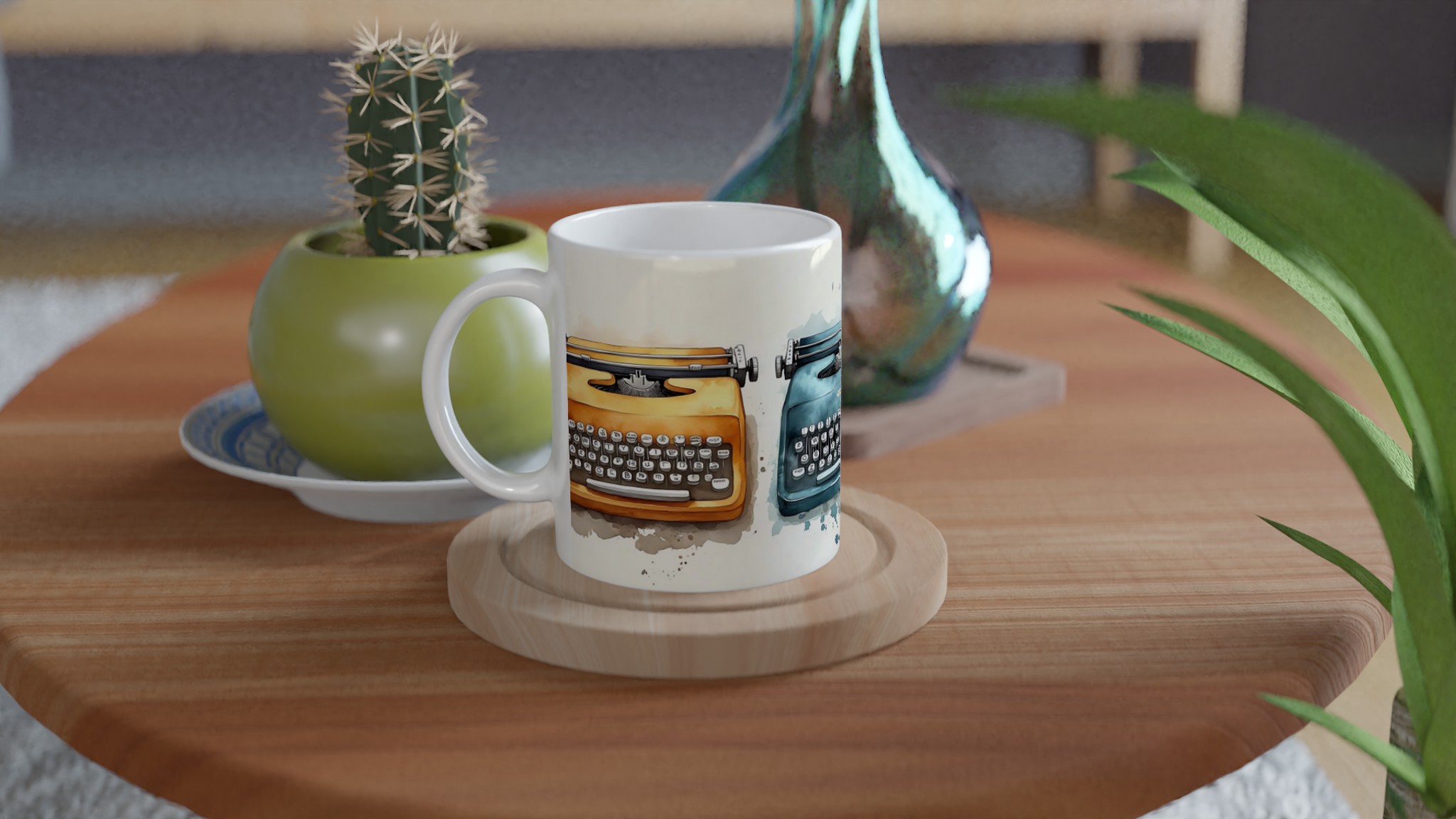 Retro Skrivmaskin Konst Mugg – Kaffekopp med Vintage Vibe i Flera Färger 9 0c800f16-693c-432c-8cbb-6e69cfc32093