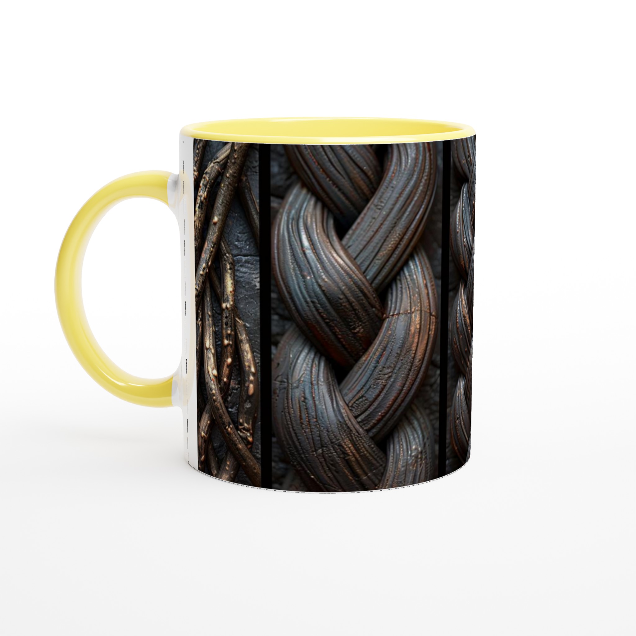 Jordnära Konst Keramikmugg - Rustik, Flätad Design för Kaffeälskare i Din Valda Färg! 5 0c95da69-da4d-4a2b-8ff5-7141ed7f8ff0