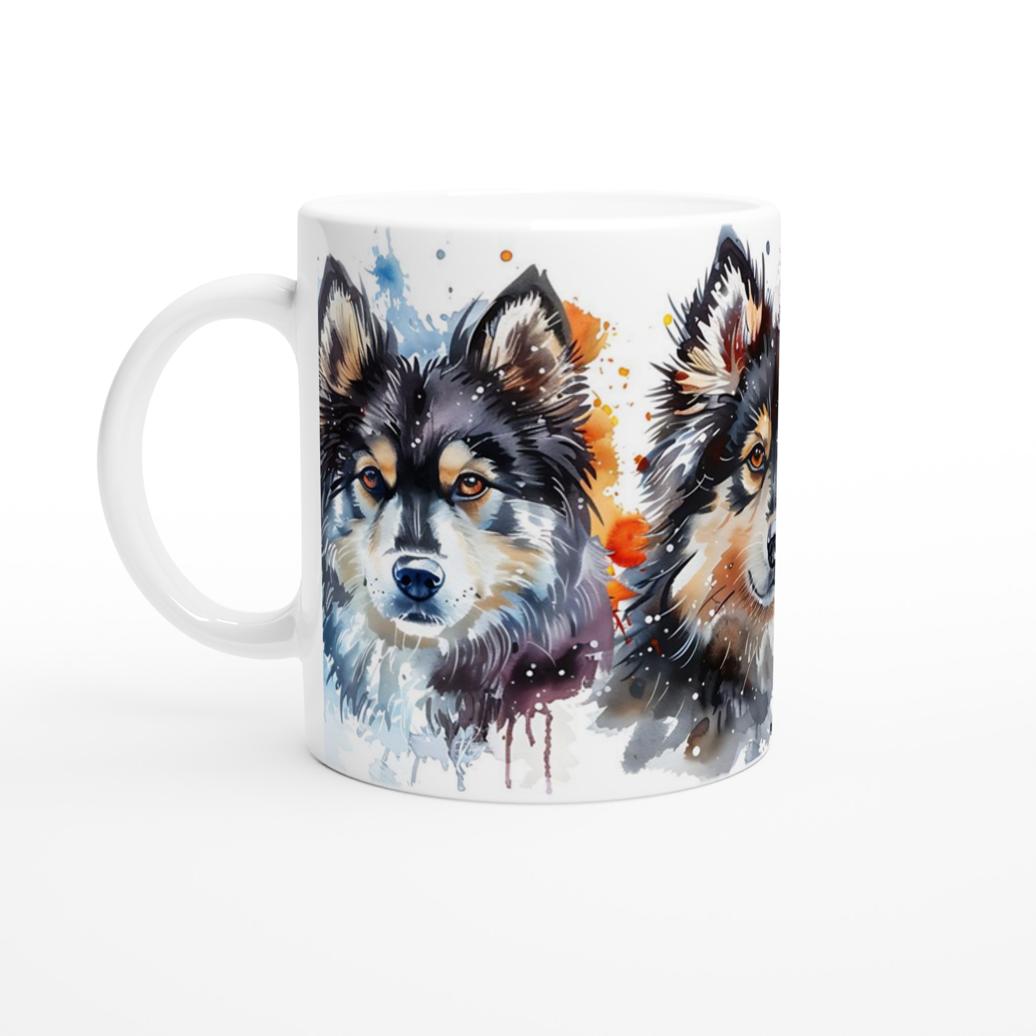Akvarellhund Mugg – Livfull Konst för Kaffeälskare i Ditt Val av 7 Keramiska Färger 1 0c986ef3-e9c5-4ba9-b847-3d84b9967fbf