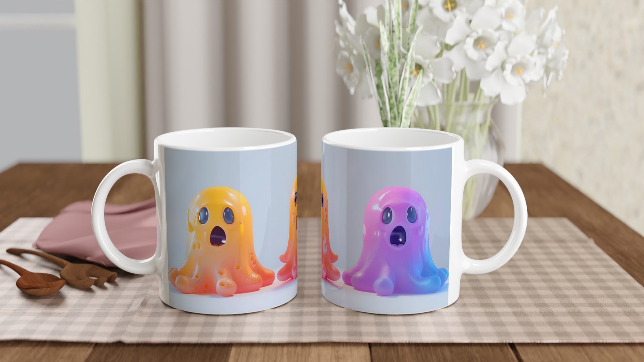 Förskräckt Bläckfisk Keramikmugg - Charmig & Färgglad 11oz Kaffemugg i Ditt Val av Färg 10 0c9bdc2e-835c-4532-bf42-2414a53b7956