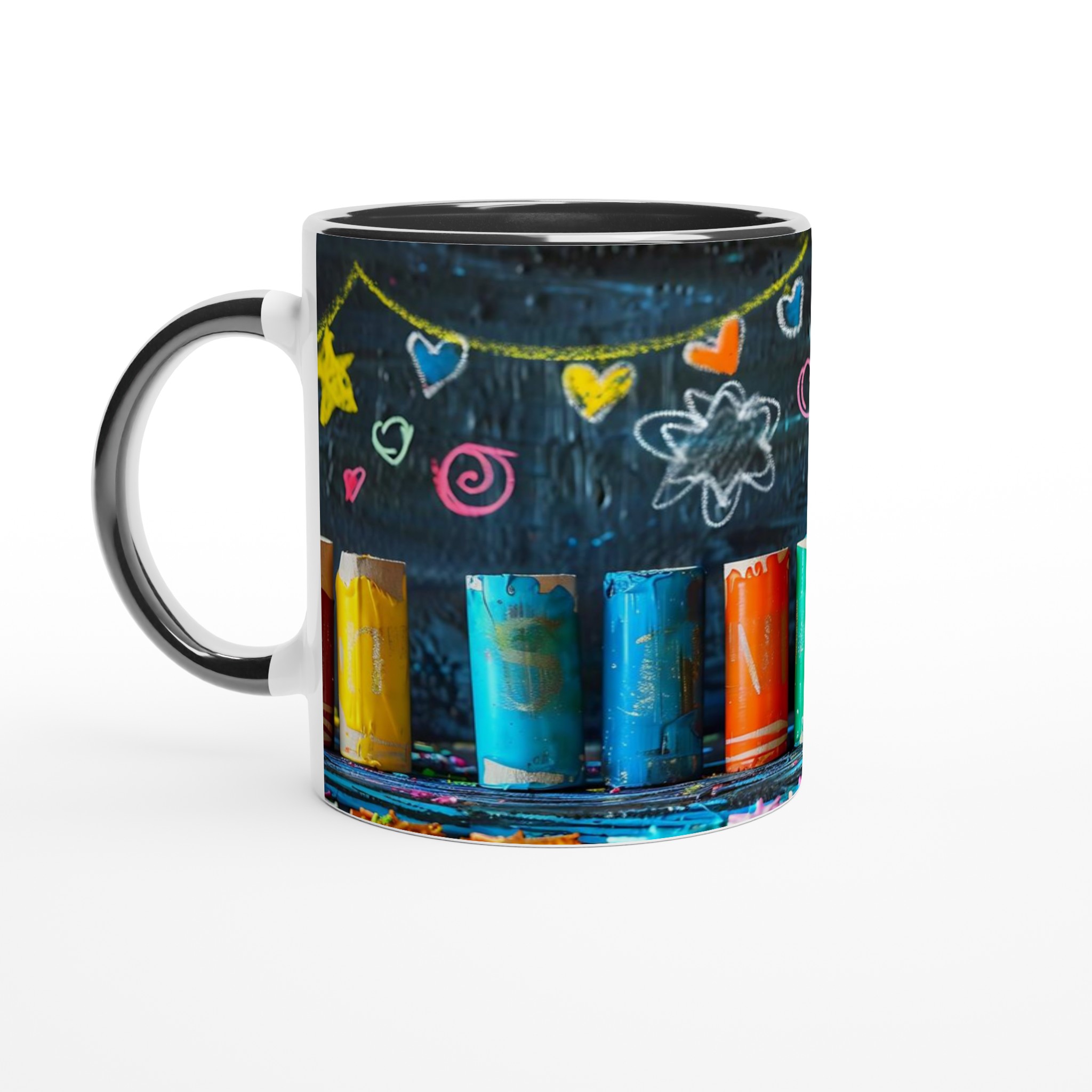 Kreativ Glädje: 11oz Keramisk Mugg för Konstnärer & Lekfulla Själv – Välj bland 7 Livliga Färger! 7 0d28d0a7-8a32-416d-9eec-f3ba02f6327c