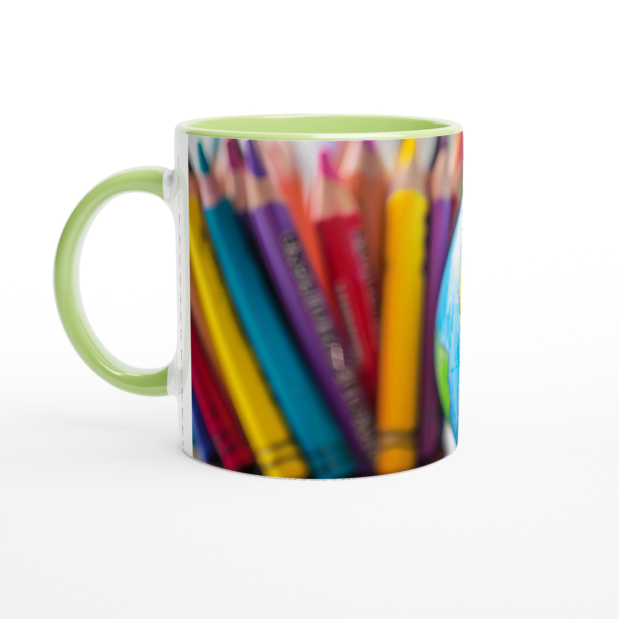 Kreativ Mugg med Världskarta & Leende – 11oz Keramikmugg i Valfri Färg! 3 0db8414b-be94-4273-b8b1-fae0a2321e9d