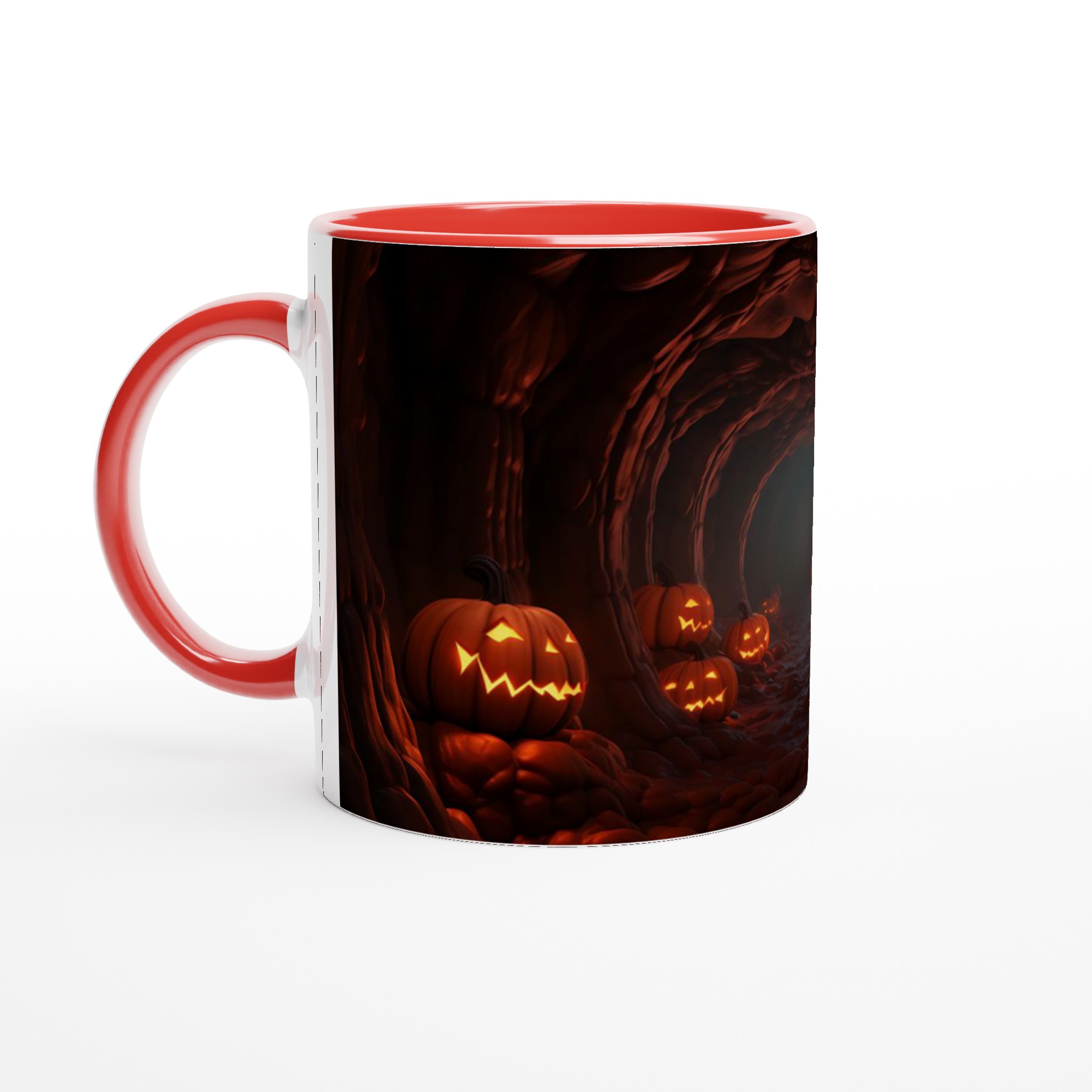 Mystisk Halloweengrotta Keramikmugg - Skrämmande & Mysig 11oz Kaffemugg i Olika Färger 2 0dc214b4-fafd-47c0-b0c3-0b3c0f69d9ba