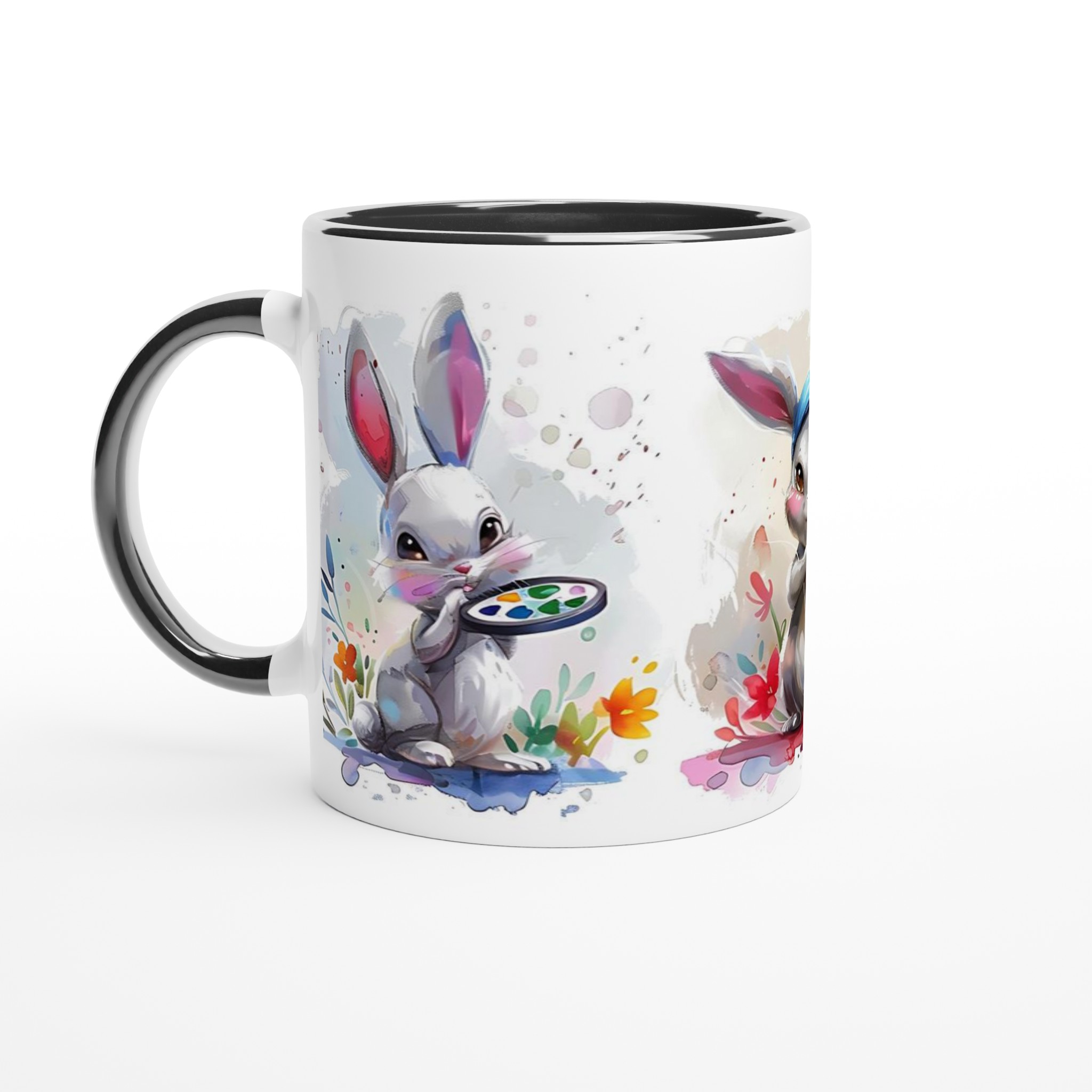 Konstnärliga Kaniner Keramikmugg – Charmig Akvarelldesign för Kaffe & Te i Flera Färger 7 0dc52383-f431-463e-876d-33de15f75eb2