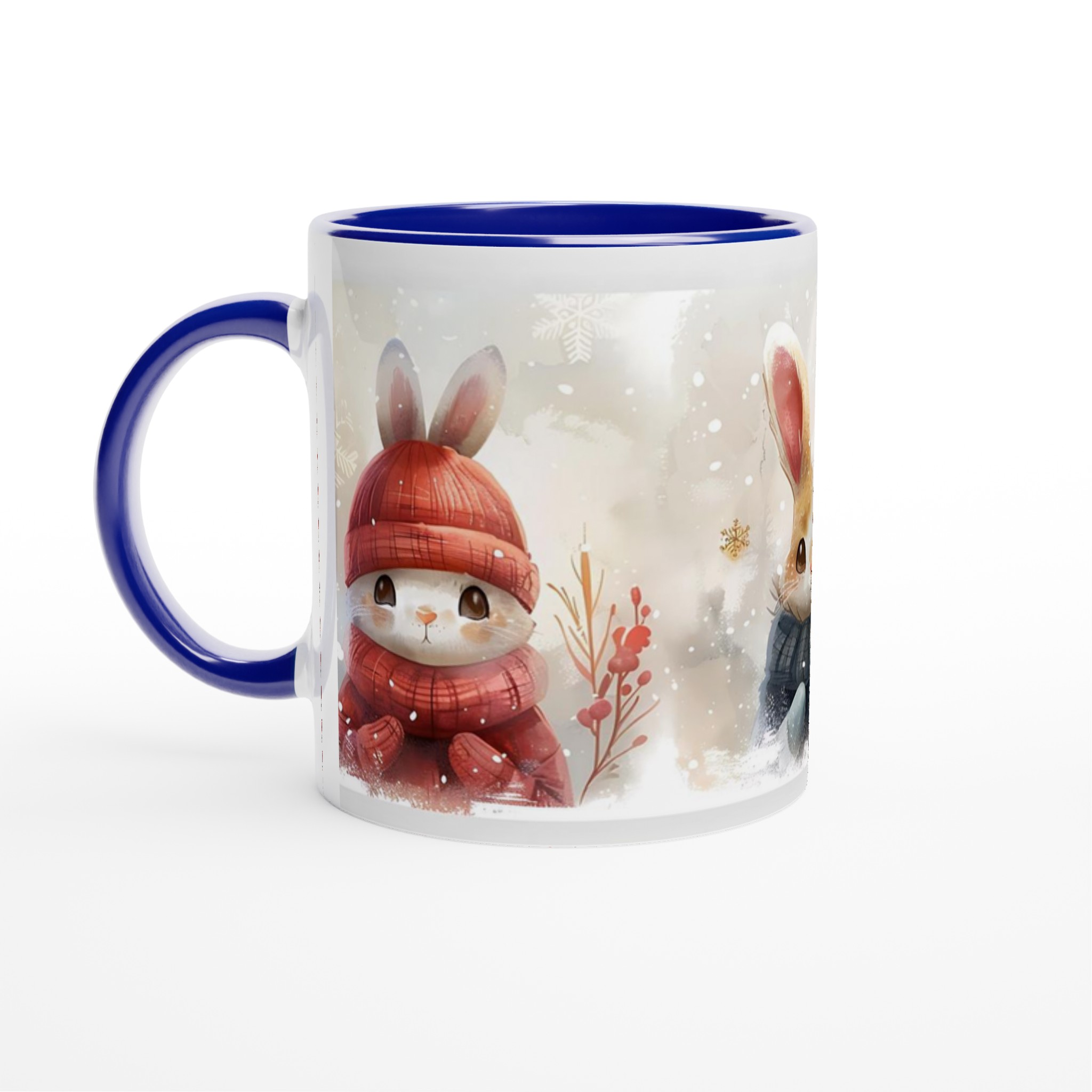 Mysiga Vinterkaniner 11oz Keramisk Mugg – Välj din Färg för en Bedårande Fikastund! 4 0dcdc7fa-2b37-4497-9469-4f432ed3c00b