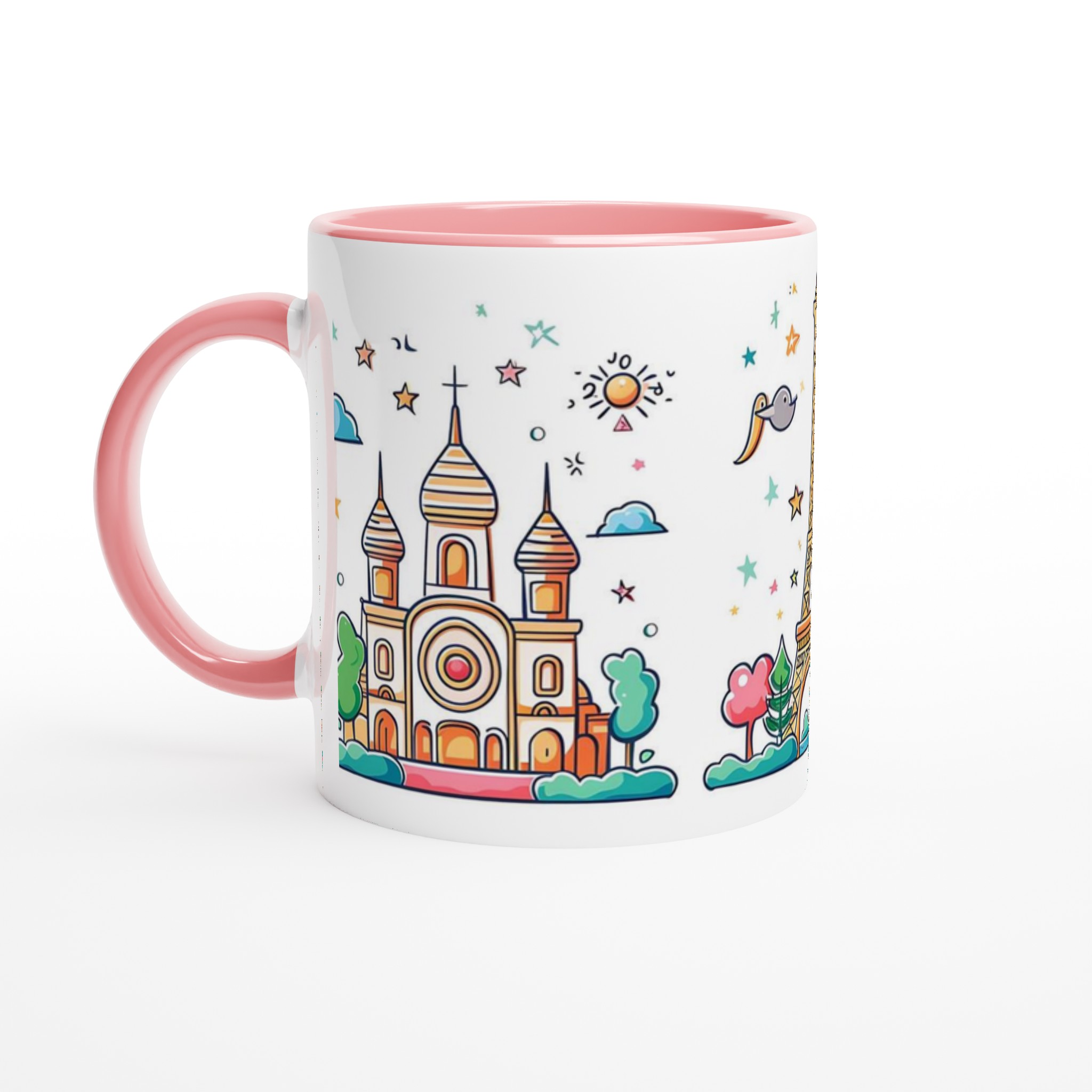 Paris Vibe Keramisk Mugg – Drömmiga Liggande Landskap i Pastell 6 0df3ec5b-2536-4b06-962d-8a7abe8a7d70