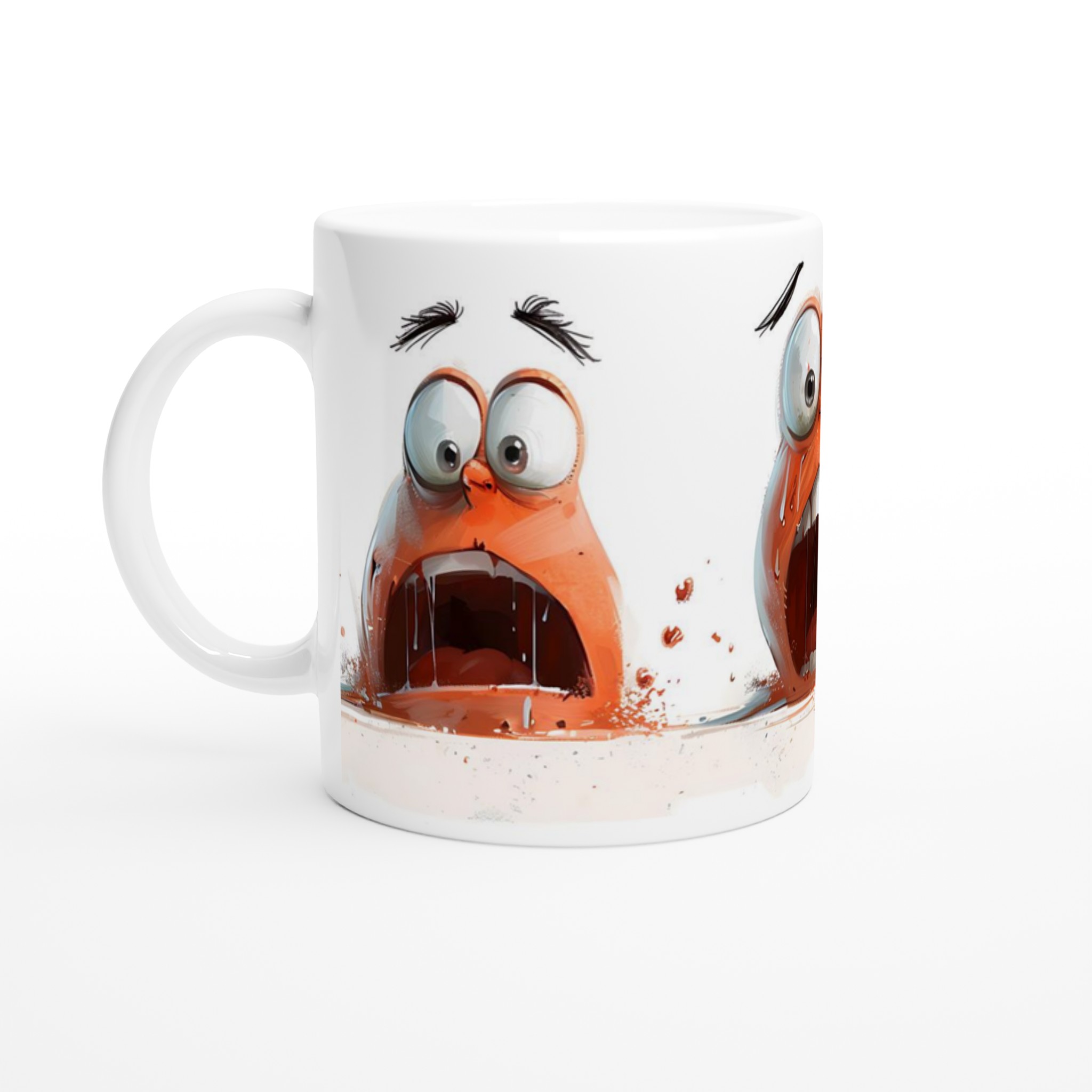 Humoristisk Chockmugg: Perfekt present med "Triple Scream"-design, tillgänglig i 7 livfulla keramikfärger 1 0df9d87b-acad-441a-9304-f48c47c4849f