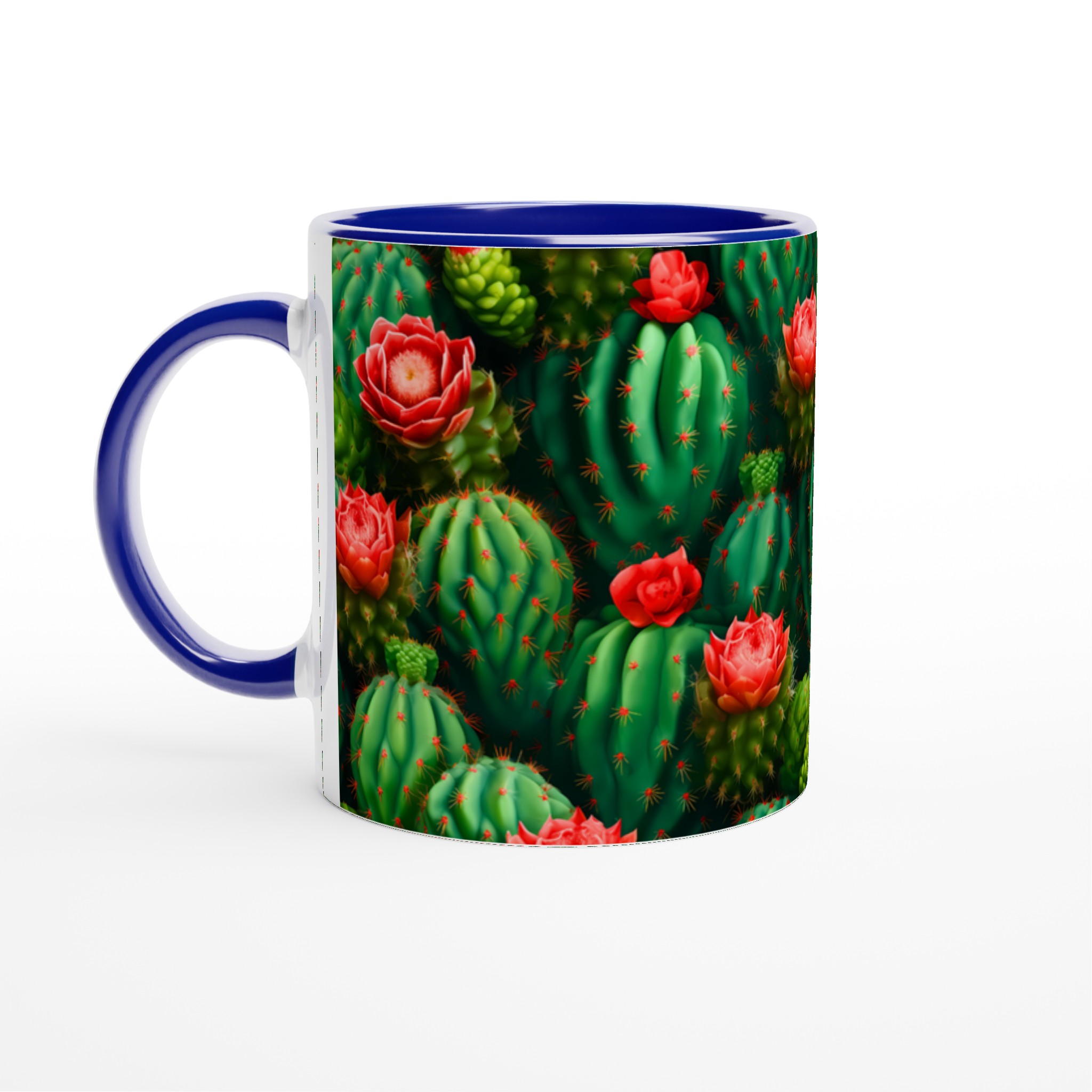 Kaktusblomster Keramikmugg - 11oz, Välj Bland Flera Färger 4 0e02d1d1-baca-48ae-b531-9a1c1a4fd90d