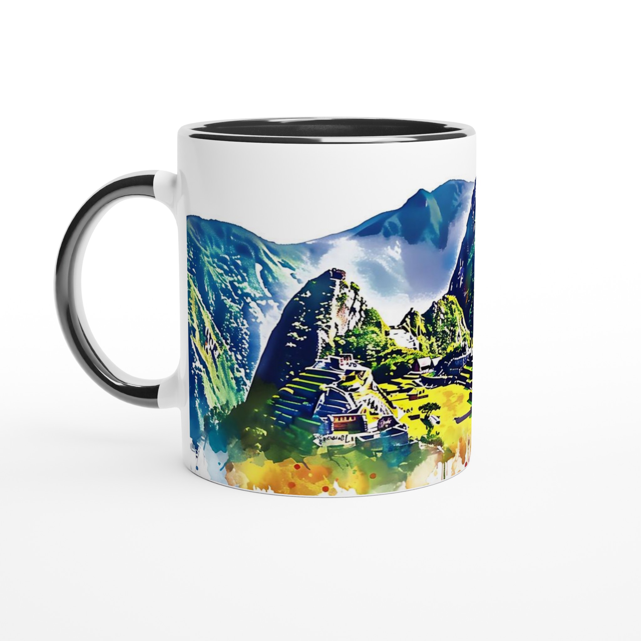 Machu Picchu Akvarell Mugg – Färgsprakande Reseupplevelse i Keramik, Välj Din Favoritfärg! 7 0e16e39c-9c8b-44e5-9011-1d62b1990107