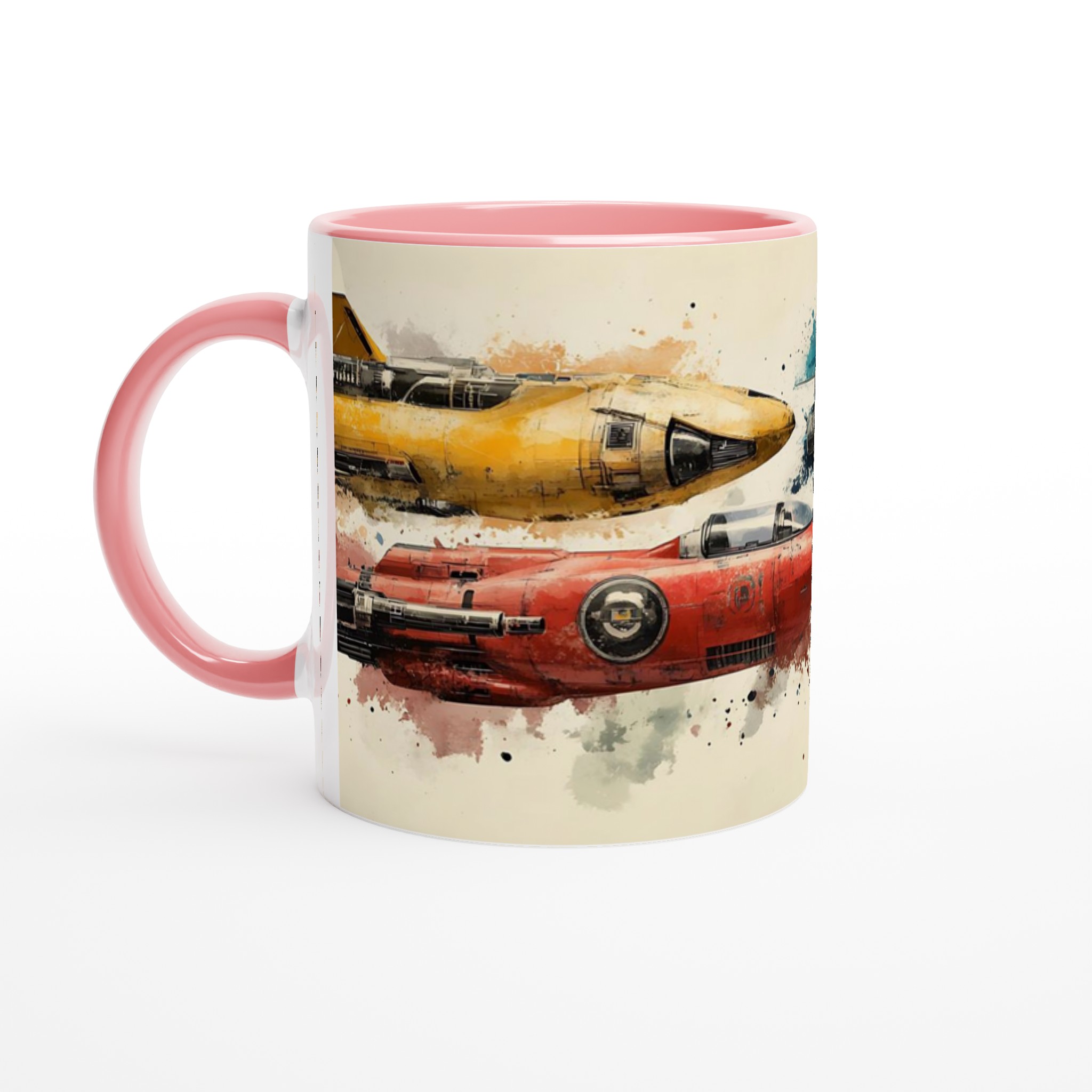 Rymdskepp Akvarell 11oz Keramisk Mugg – Sci-Fi Konst för Kaffeälskaren 4 0e1be2fe-ac29-444e-b810-1217b0b85e4c