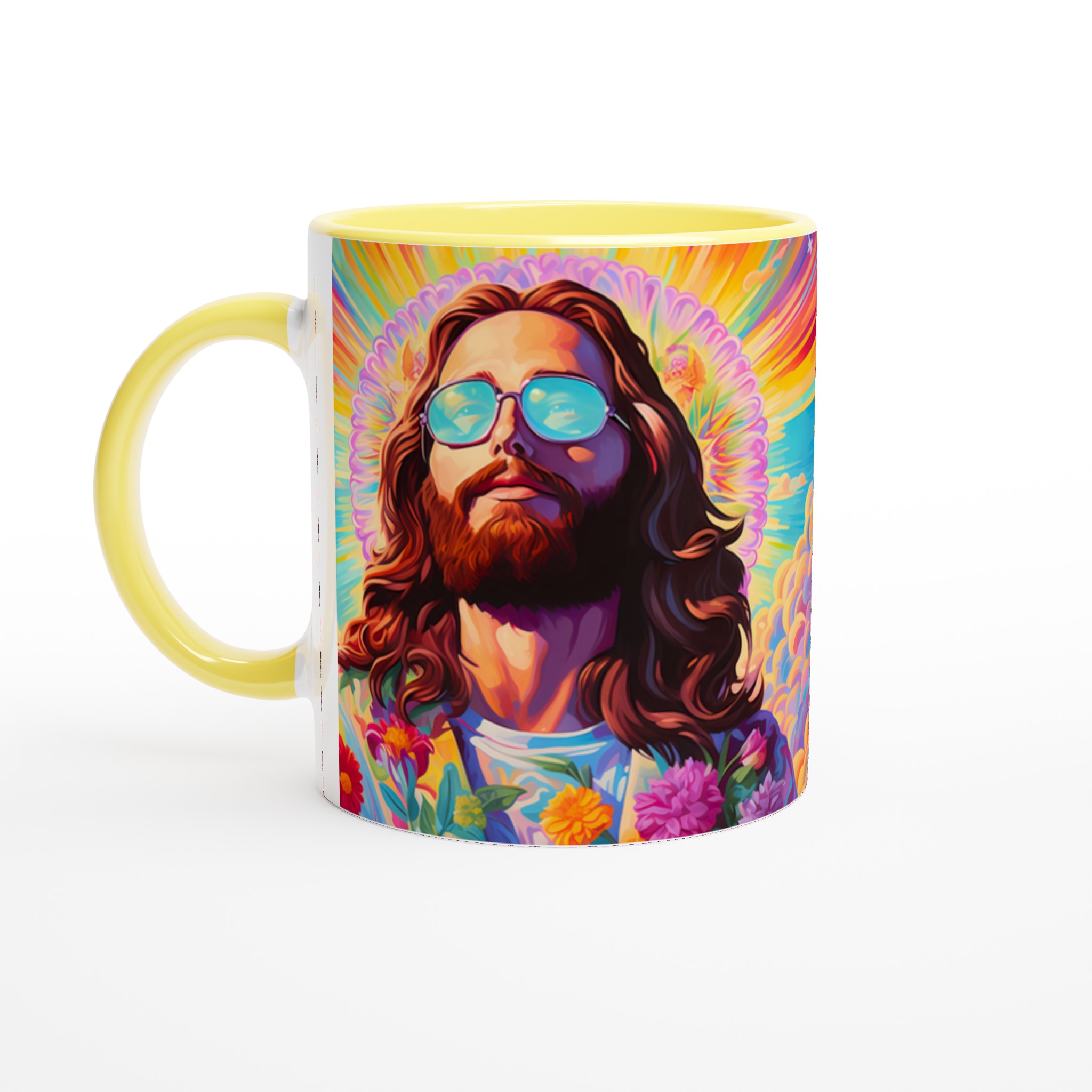 Psykedelisk Jesus Mugg: Levande Hippie Konst & Retro Vibe – 11oz Keramisk Kaffekopp 5 0e4fa6ae-dae6-4294-8664-315e9115d6a5
