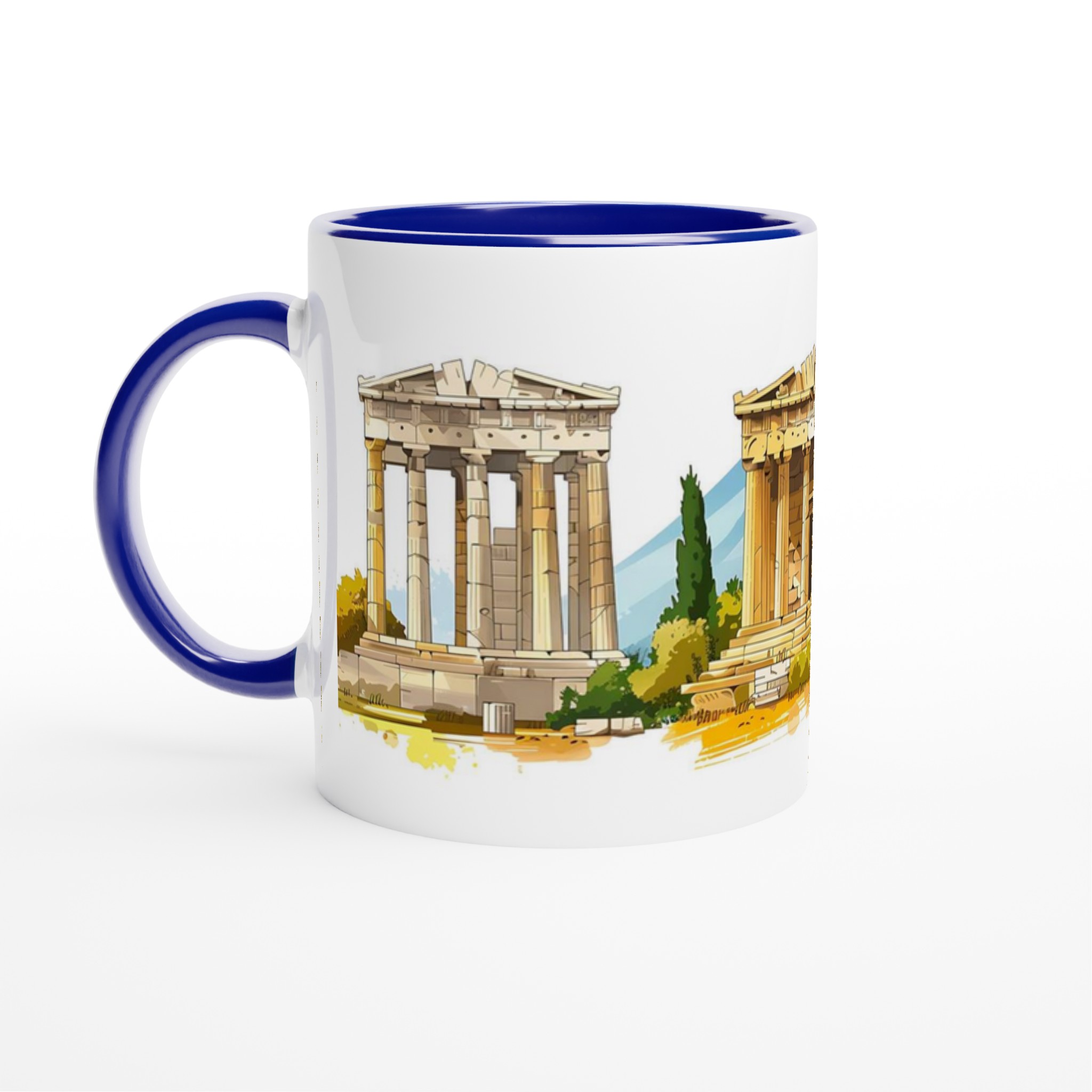 Antik Grekland Tempel Mugg - Klassisk Konst för Din Kaffestund i Valfri Färg 4 0eb2cdf7-b913-4507-87d7-75f8733f4244
