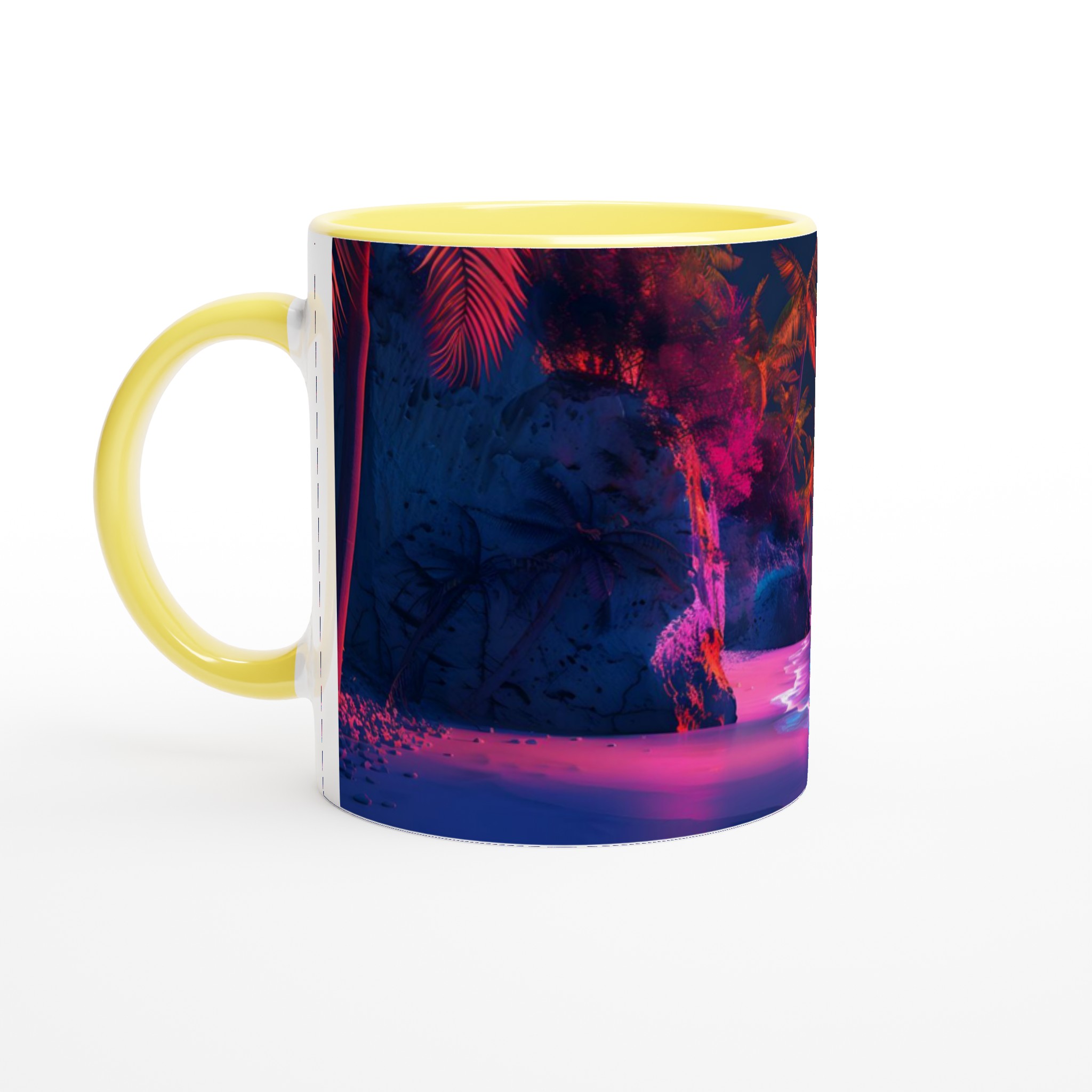Neon Sunset Strander 11oz Keramisk Mugg – Drömmig Strandvibb i Valfri Färg 3 0ee5e7ff-c6cb-47dd-b132-8f4ee00c3f26