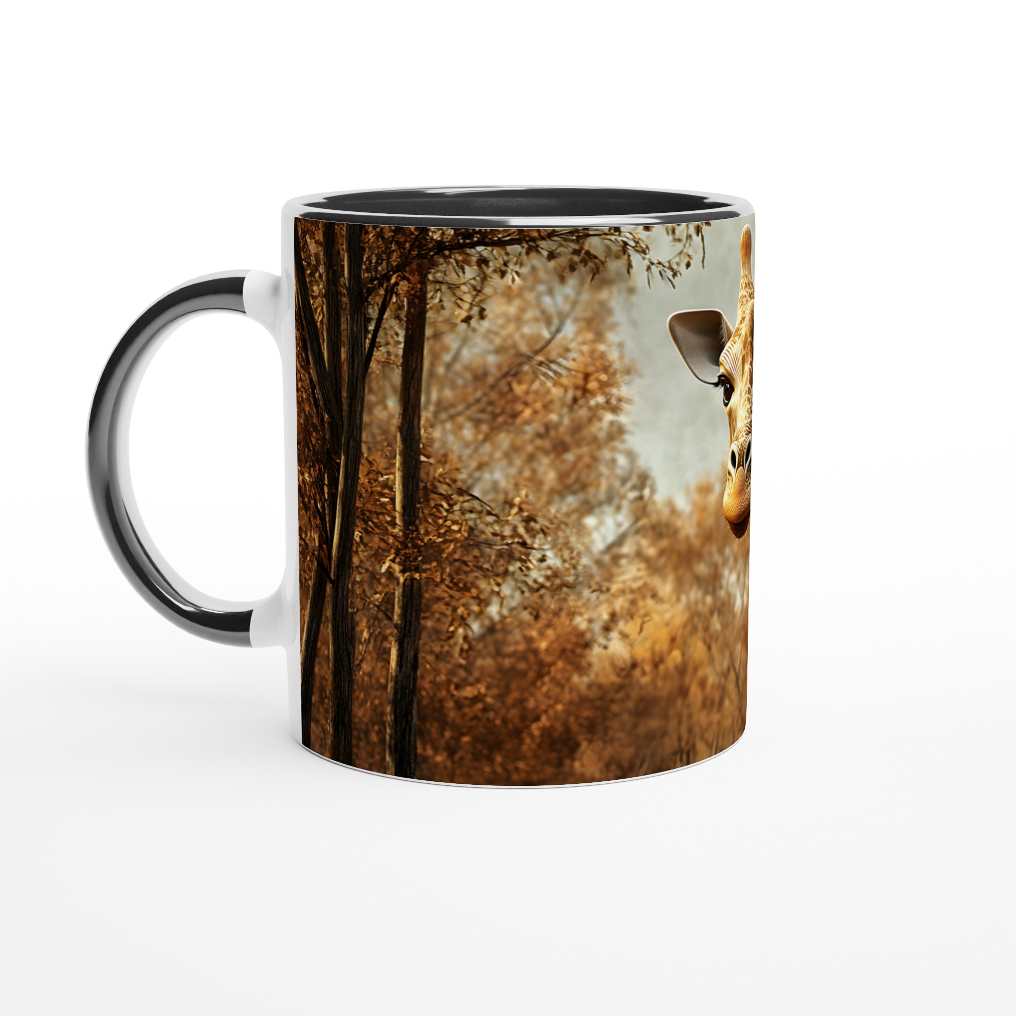 Majestätisk Giraff 11oz Keramisk Mugg – Anpassa Din Vilda Design i Flera Färger! 4 0eead3e2-4591-4357-8953-8ac22d92d00f