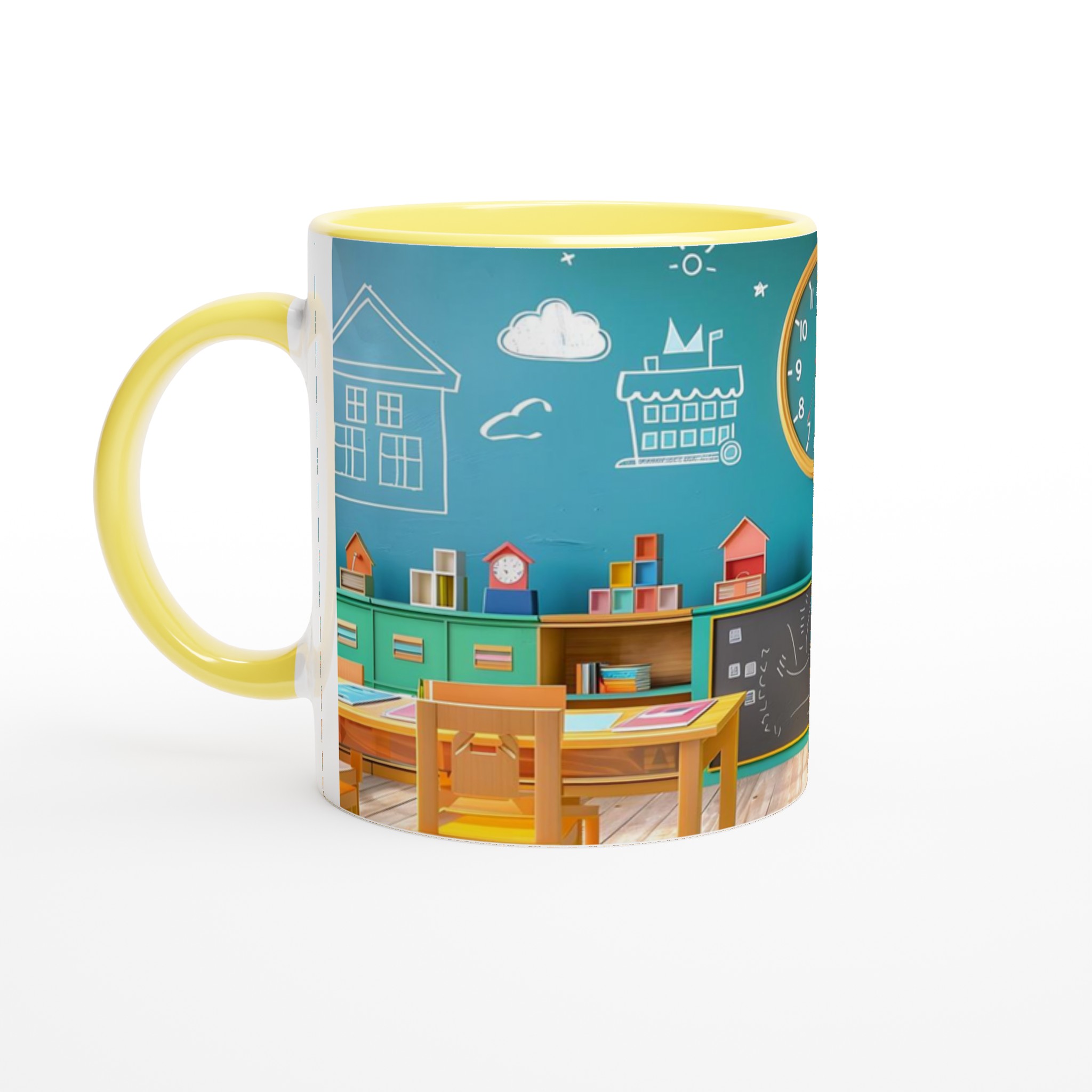 Mugg "Skolstart" – Vit Keramikmugg 11oz, En lekfull hyllning till skolans värld 5 0f286051-d0fd-4cbe-8a74-b9459af49e3f