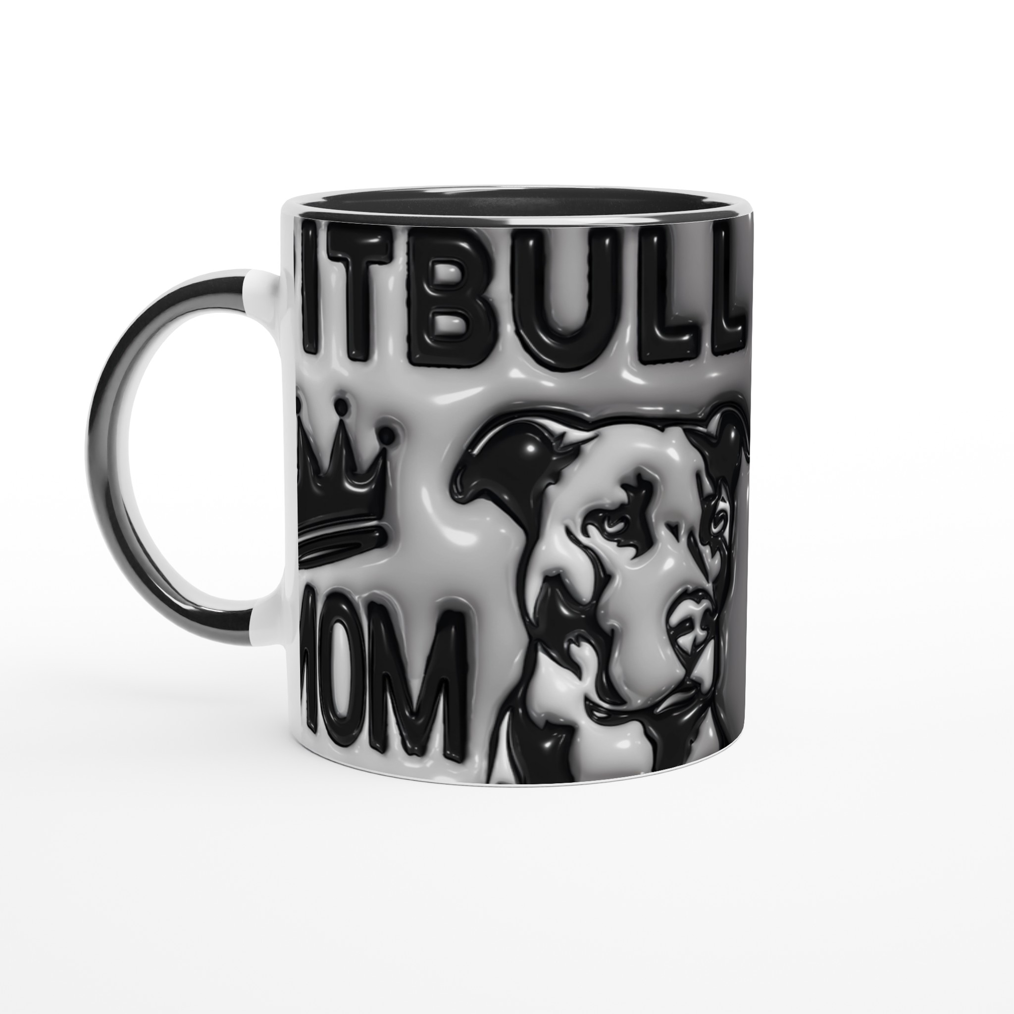 Pitbull Mom Kaffemugg – Kungen eller Drottningen av Djungeln! En Stilren 11oz Keramikmugg i ditt val av färg. 7 0f4479f6-c9ca-49cc-90d6-524dc13de1ec