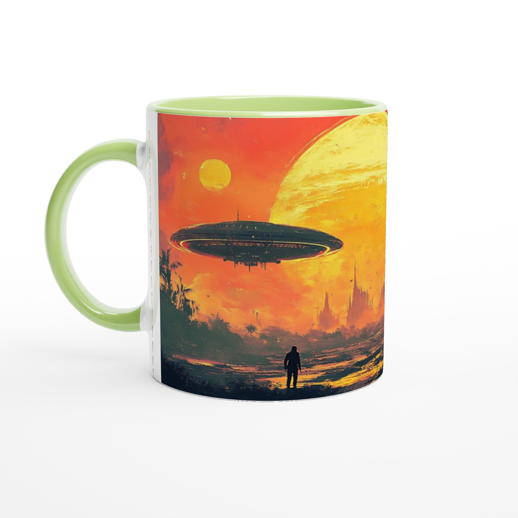 Kosmisk Gryning 11oz Keramikmugg – Sci-Fi Vyer & Livfulla Färger 7 0fbd491b-8ff9-4f0f-a42e-0b430c9ac452