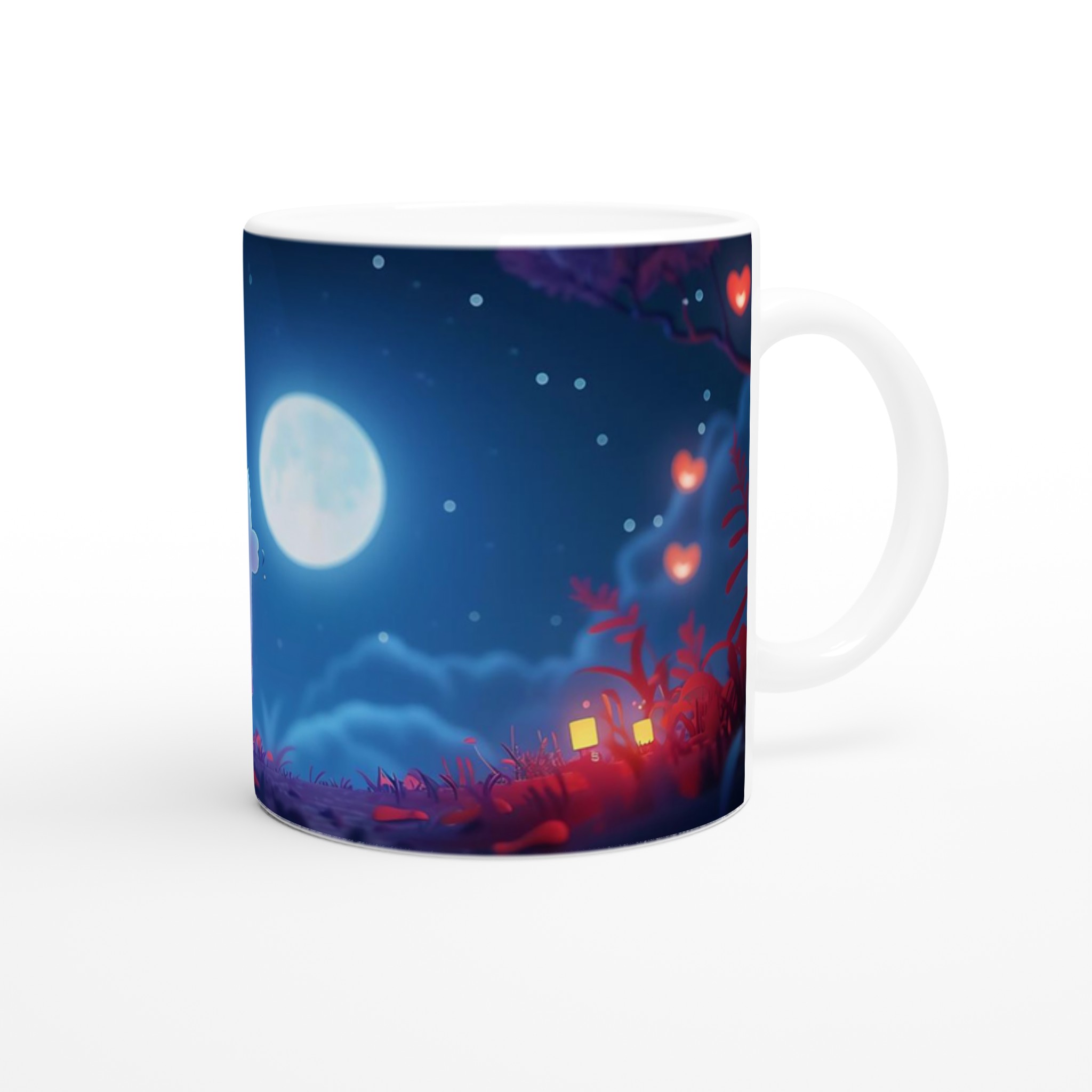 Söt Spöke Fullmåne Keramikmugg – Magisk 11oz Kaffemugg i Ditt Val av Färg 9 0fd57902-9cff-411b-863b-010f7a125eac