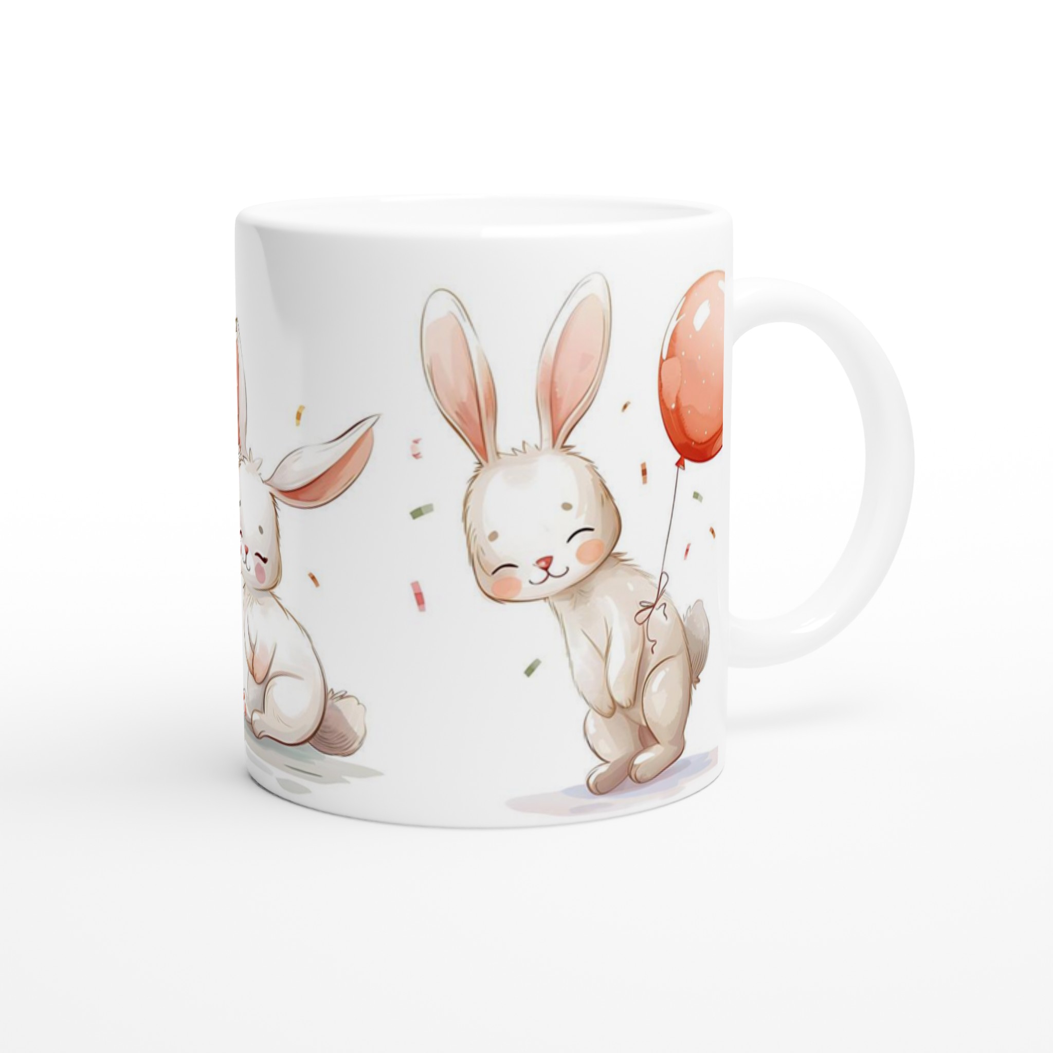 Söta Kanin Kompisar 11oz Keramisk Mugg – Personlig Festlig Design i Flera Färger 9 1031d205-d672-43ef-a710-be329cdfd862