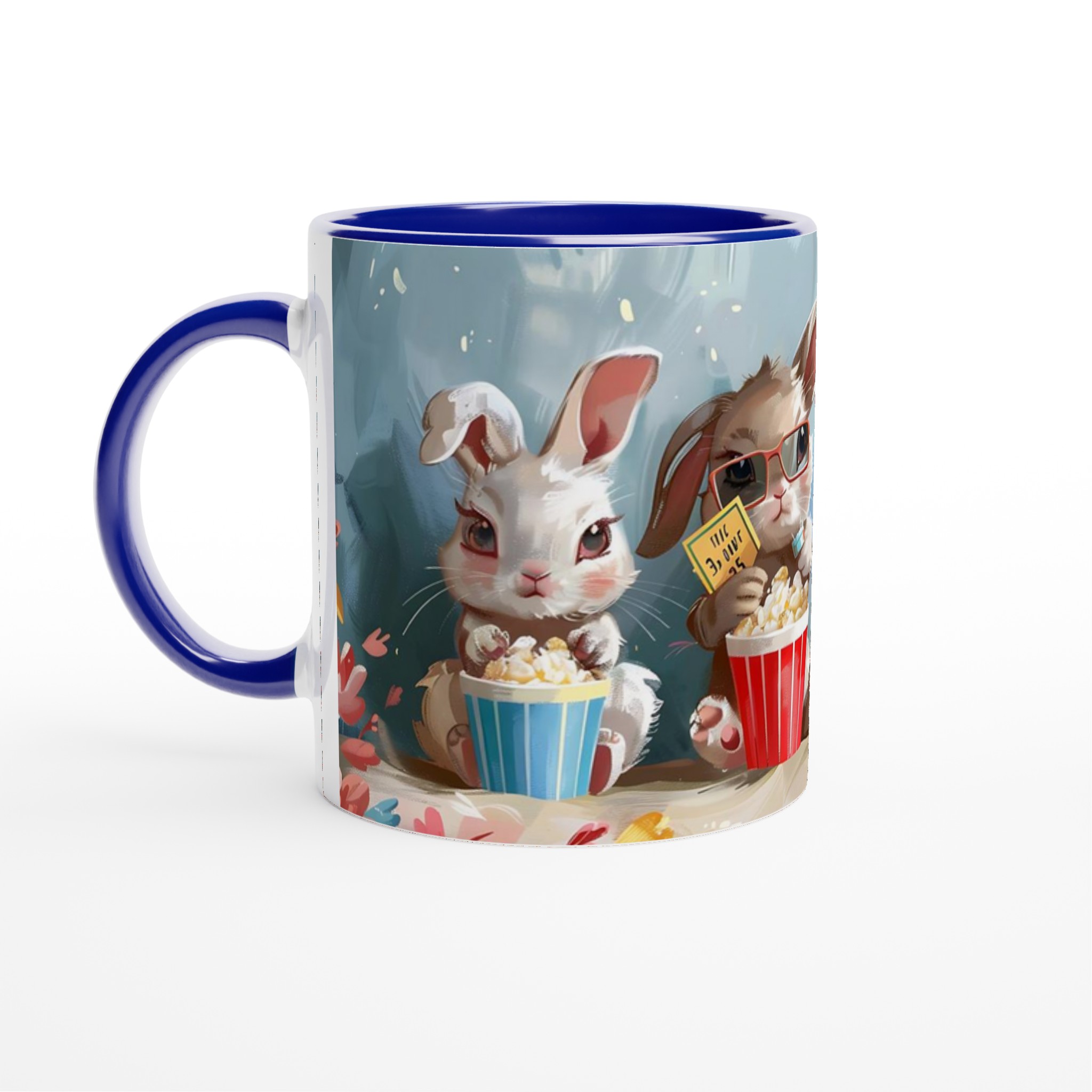 Mysiga kaninbio-mugg: En 11oz keramikmugg för filmälskare, välj bland flera färger! 4 10a1565f-bc32-4d48-b782-d5b694a0b7eb