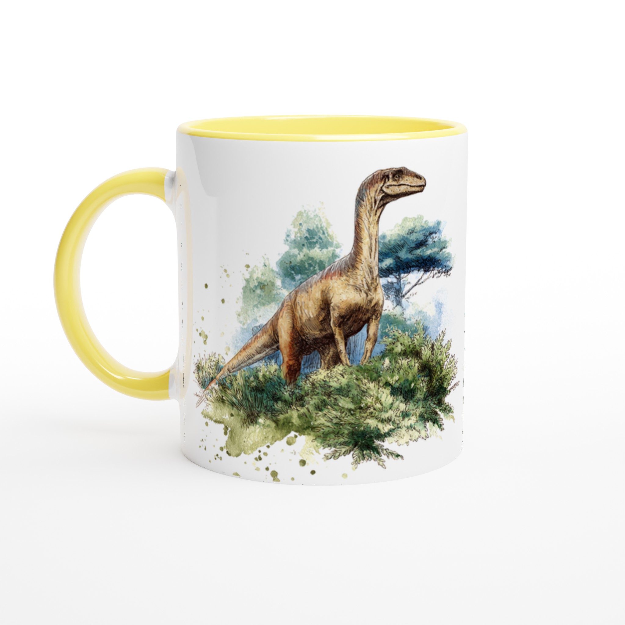 Dinosaurie Vattenfärg Mugg - Förhistorisk Charm i 11oz Keramik 5 10c6de86-c9be-426e-b96e-a48ad9de0516