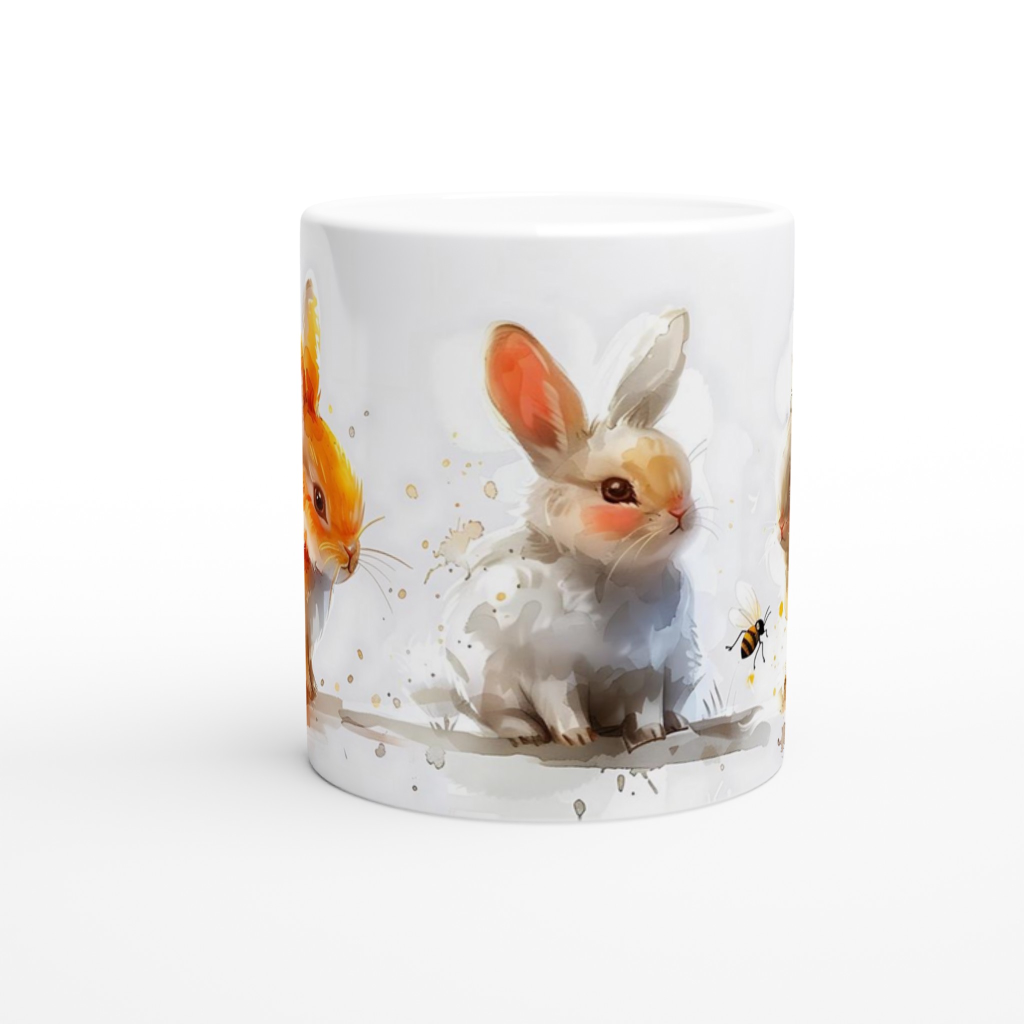 Pastellkaniner Akvarellmugg – Söt 11oz Keramikmugg i ditt val av färger 8 11206908-99bc-4405-8133-22c6a3666a9b