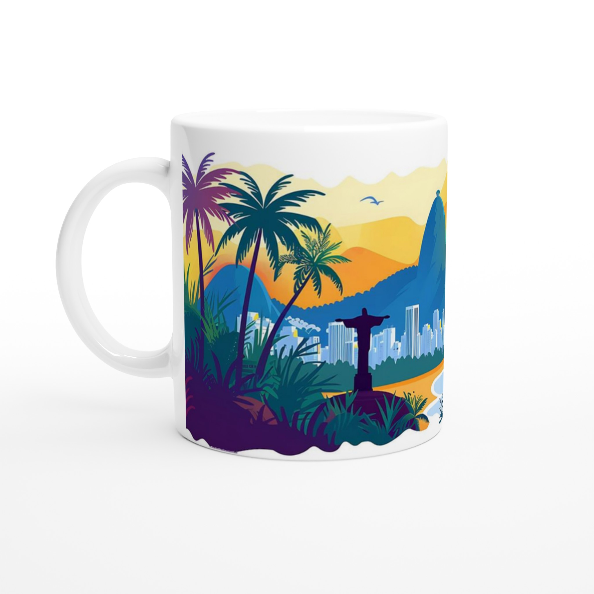 Rio Sunset Vibes Keramikmugg – Färgglad Strandstad i Flera Nyanser 1 113a61b6-2d40-47eb-a43d-2c2153475e30