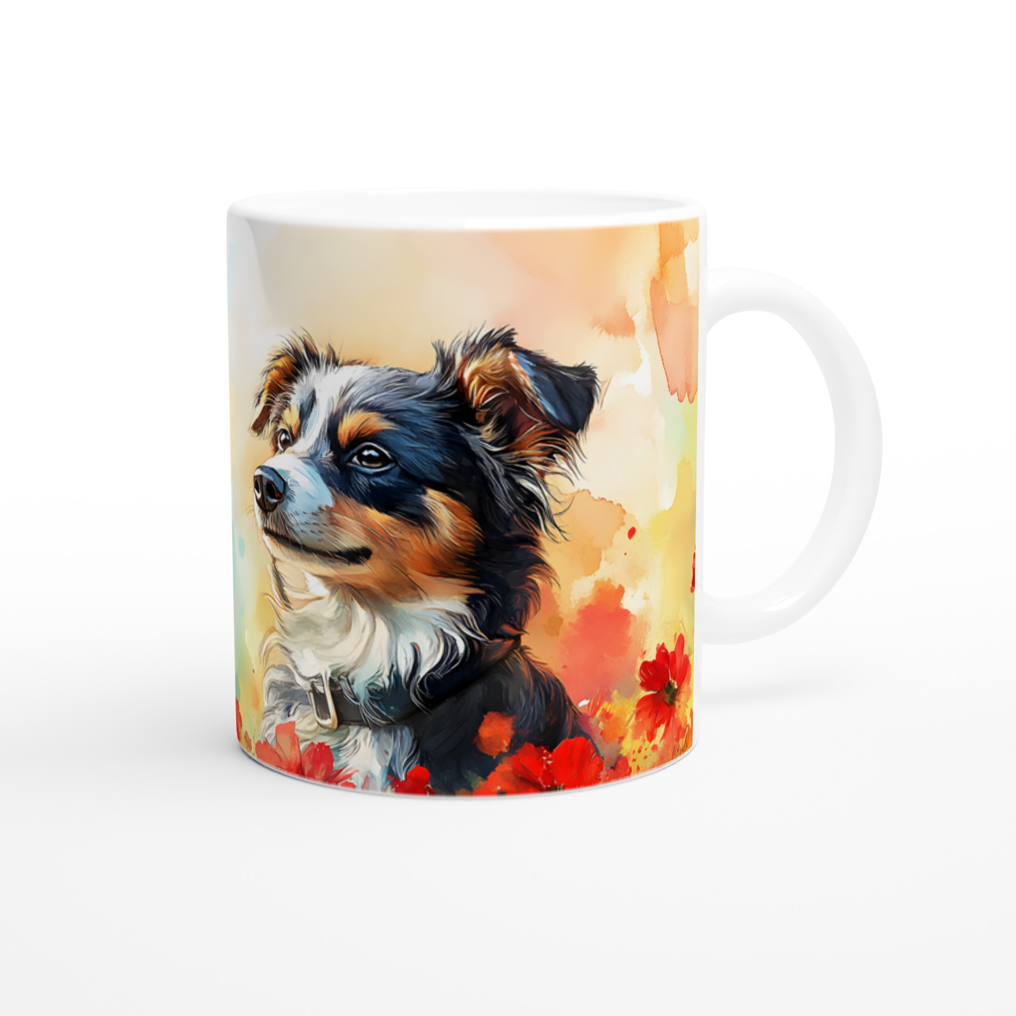 Charmig Hund i Akvarell – Premium 11oz Keramisk Mugg för Husdjursälskare & Konstentusiaster 9 1158ef01-89d3-40e2-a2f3-37bba2fddc1b
