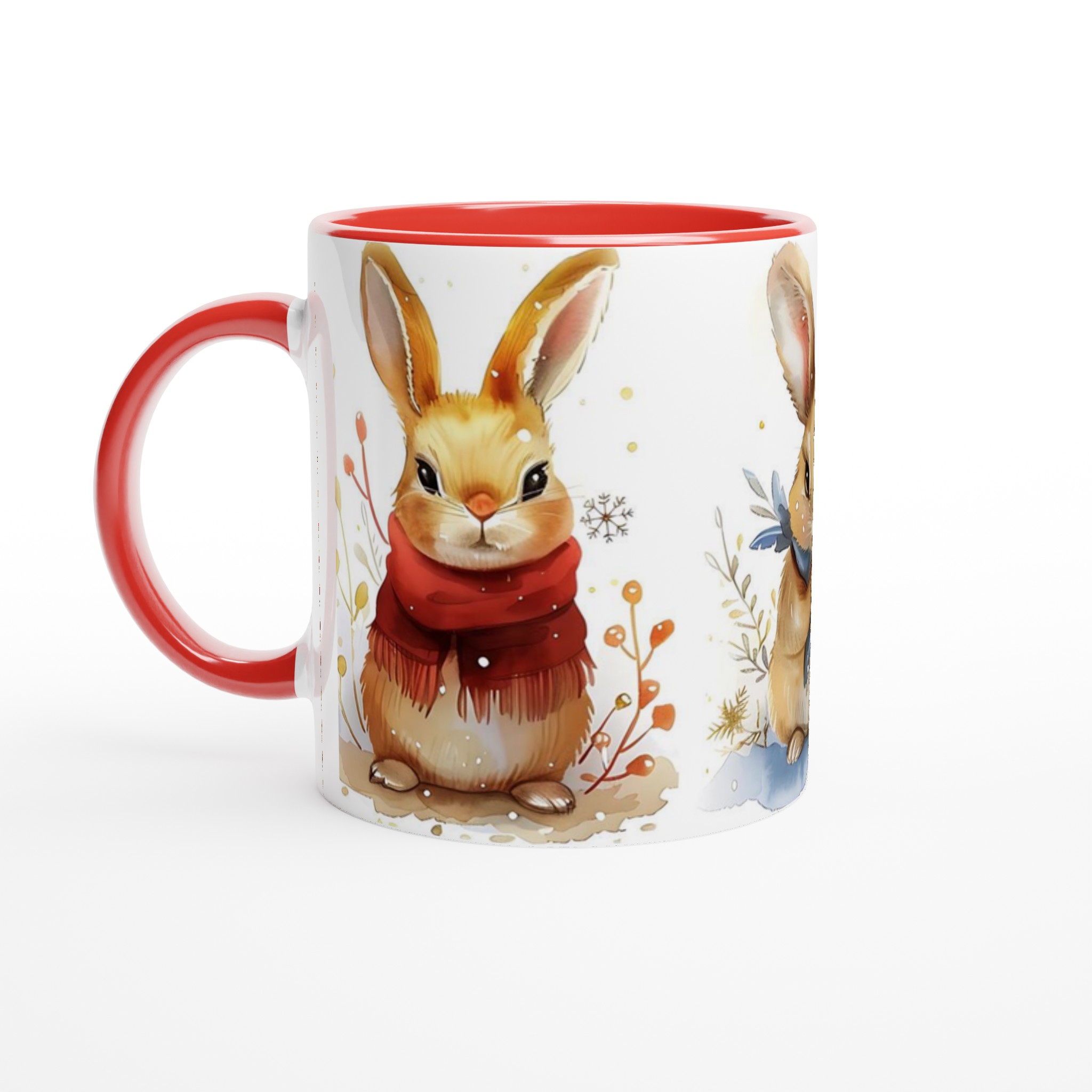 Mysiga Vinterkaniner 11oz Keramisk Mugg – Välj bland 7 Livfulla Färger för Din Favoritdesign! 2 11baa1a3-7acb-405a-b251-1e8d913e6d53