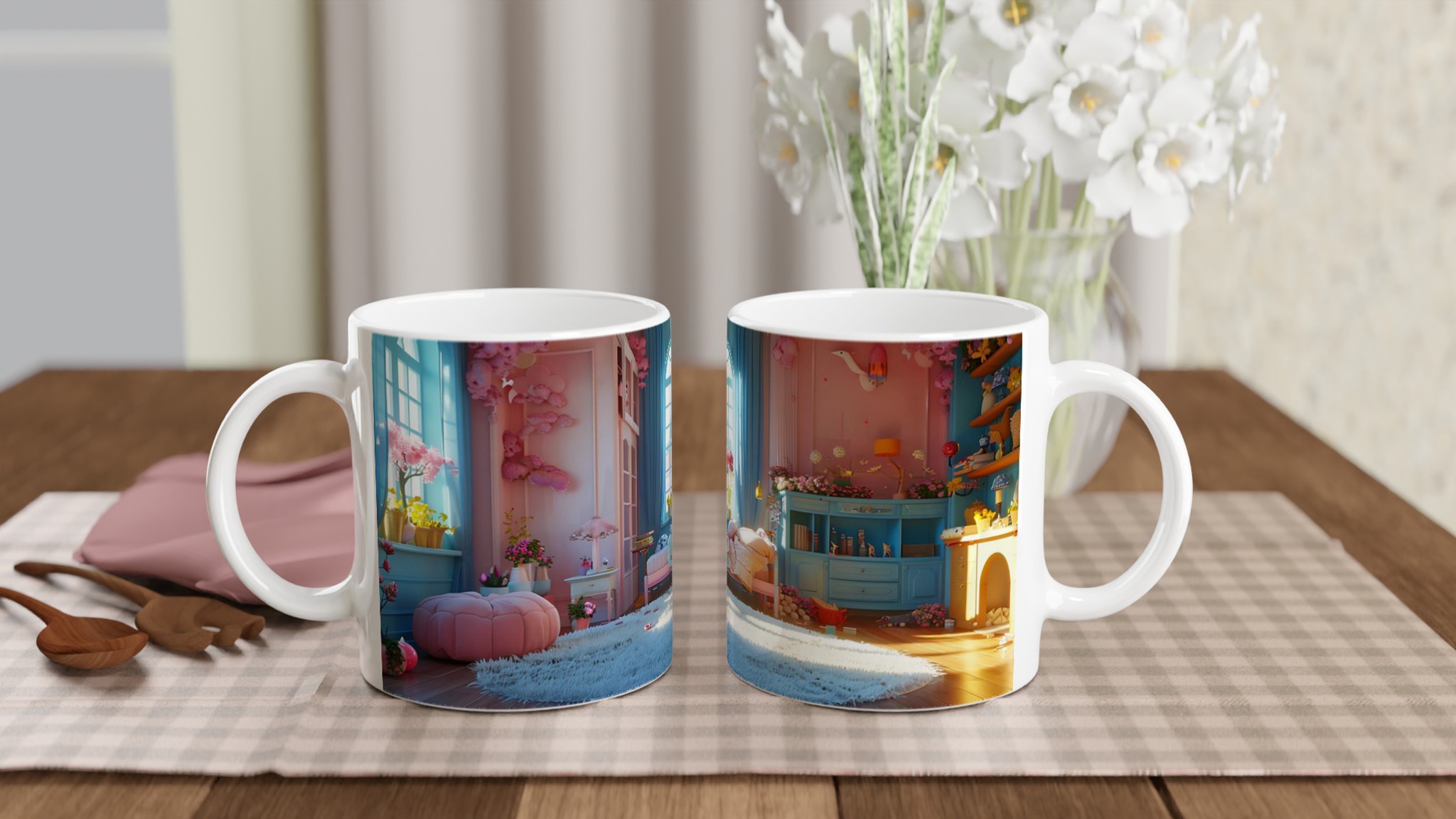 Pastell Dröm Mugg: 11oz Keramisk Mugg i Sju Charmiga Nyanser – Perfekt för mysiga stunder! 10 11bbd566-d140-471e-b51e-6874b238a30f