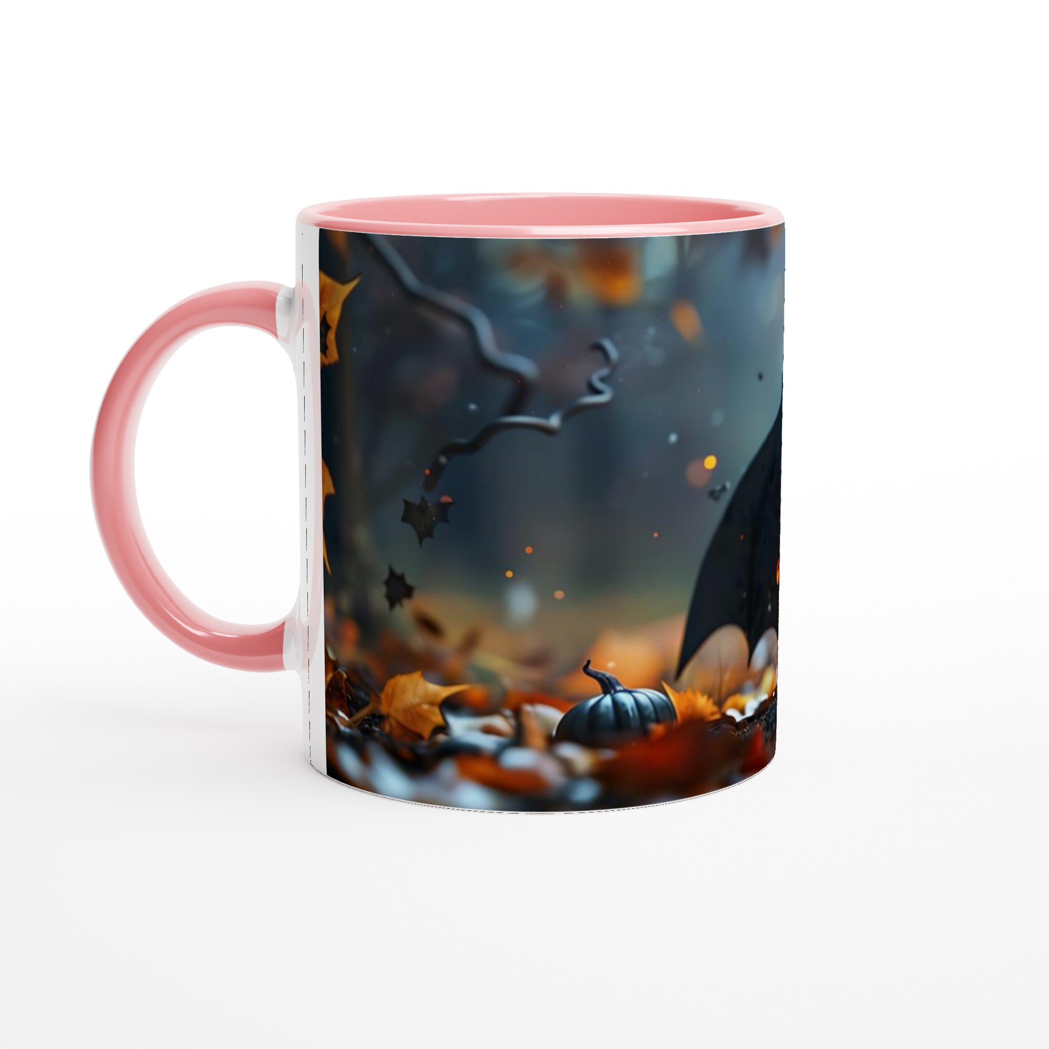 Söt Fladdermus & Lysande Pumpa – 11oz Keramisk Mugg för Halloween och mysiga höstkvällar 4 11d62292-0d91-4270-b65f-6490ede1f0e7