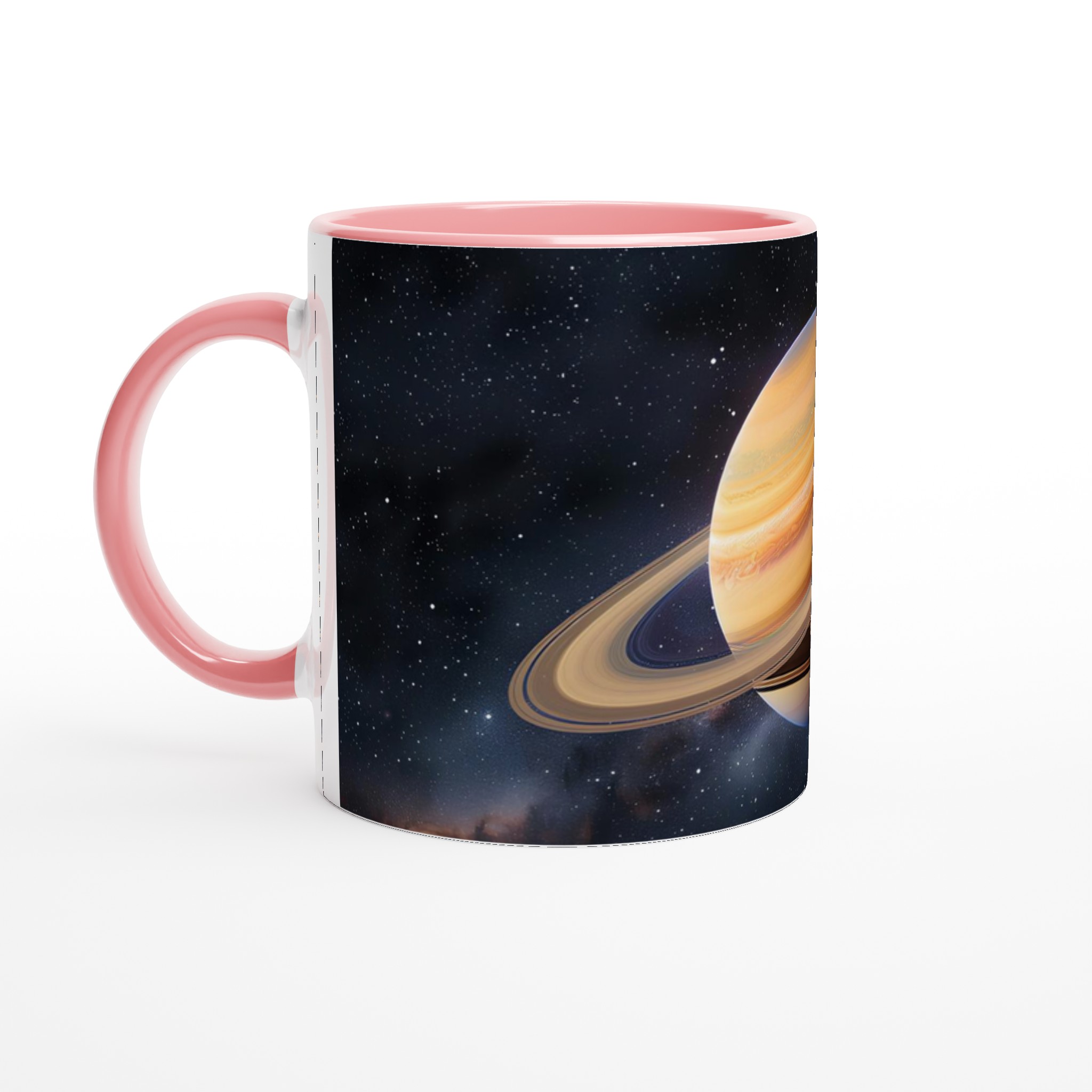 Saturnus Kosmisk 11oz Keramisk Mugg – Drick ditt kaffe bland stjärnorna i åtta färger 6 11e57bb8-1c89-4fc6-a7c7-5201fcac9869