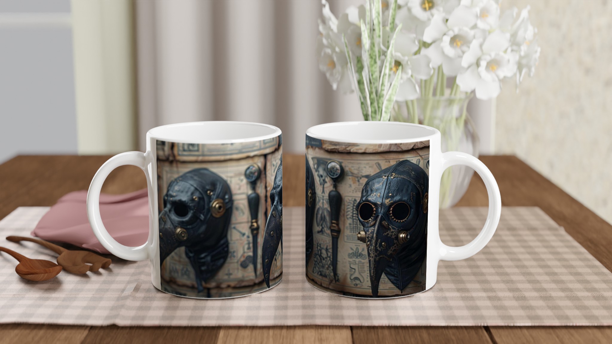 Mörk & Mystisk Pestepidoktor Mask Mugg – Välj din unika nyans! 10 123e6172-f740-4b83-b335-76eda5fbf29b