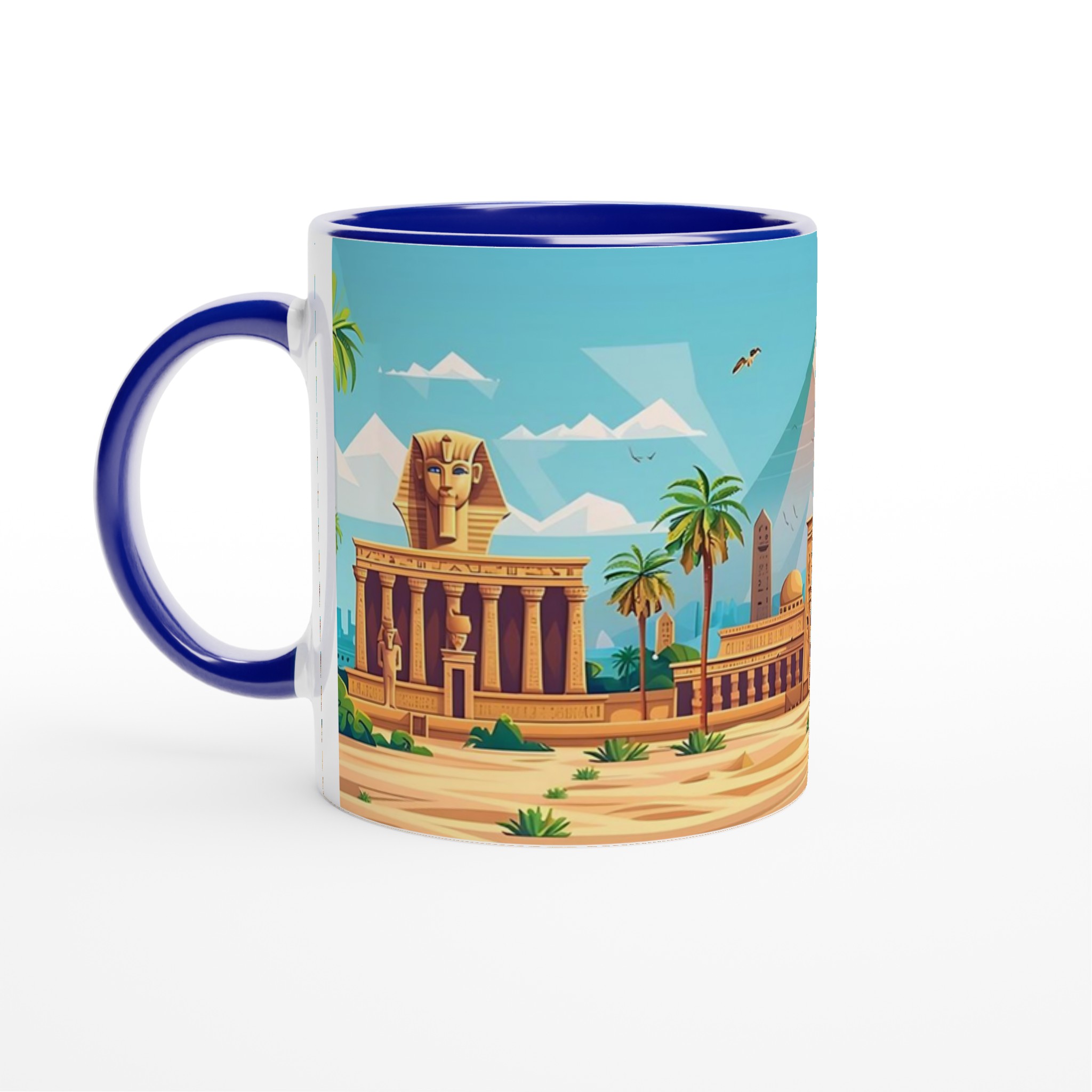 Egyptisk Ökenäventyr Mugg – Resa till Pyramiderna med Stil, Välj bland 7 Livfulla Färger 4 12e4498d-cda6-4df0-9ffc-e561d3eb10eb