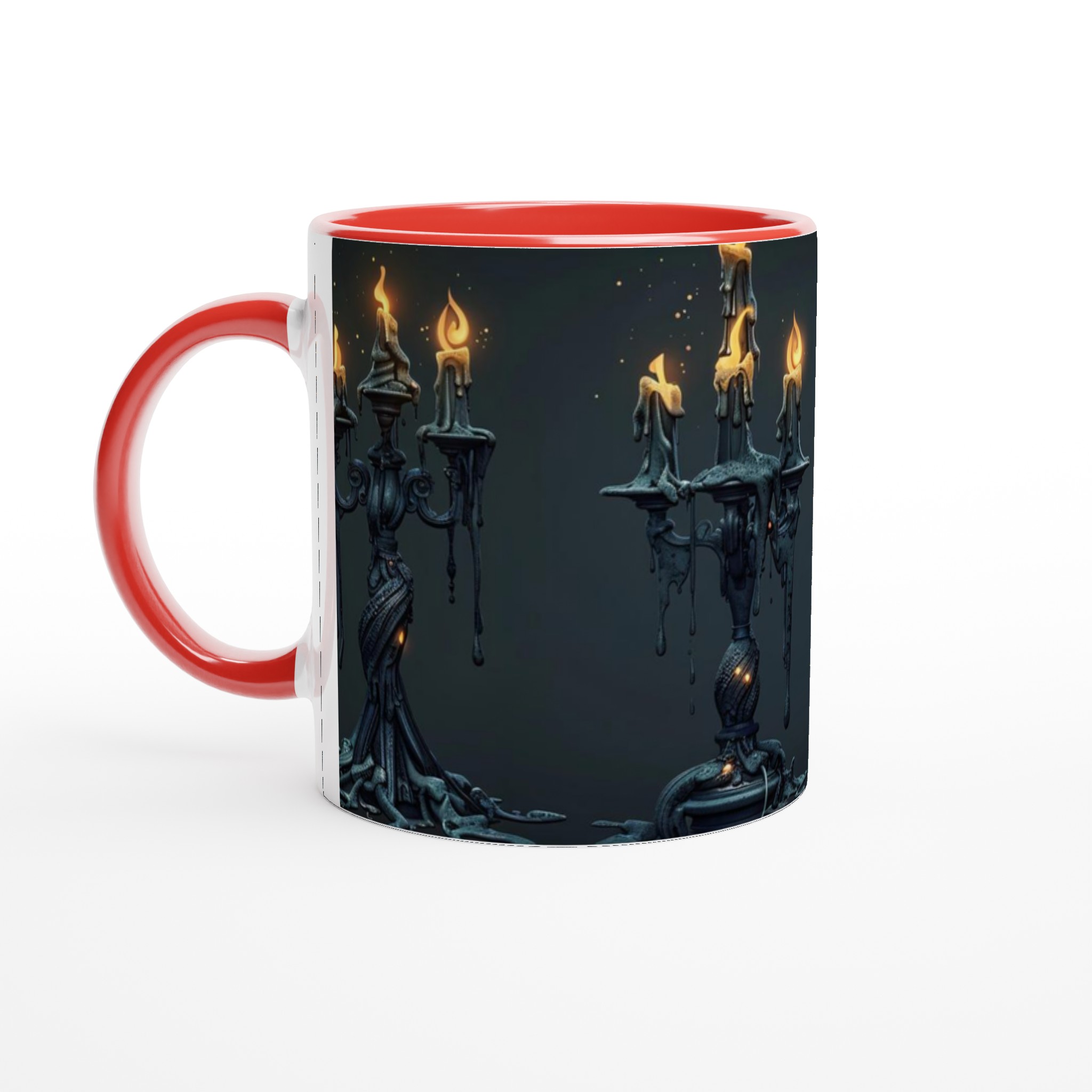Mystisk Keramikmugg - Gotisk Kandelaber Design, 11oz – Välj bland 7 unika färger! 2 133f3a5d-1791-421d-adcf-c9975e676b40