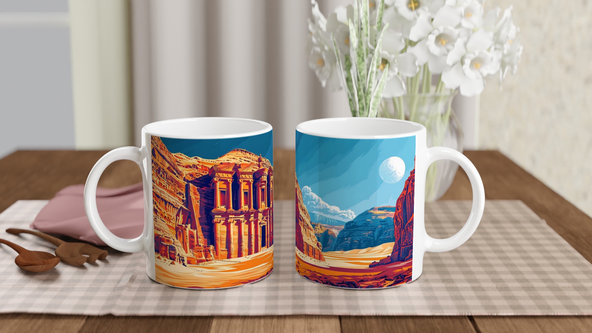 Historisk Petra Keramisk Mugg – Konstnärligt Motiv i Valfri Färg 10 1358eb8d-0cf8-4362-8c20-092fd3e5a920