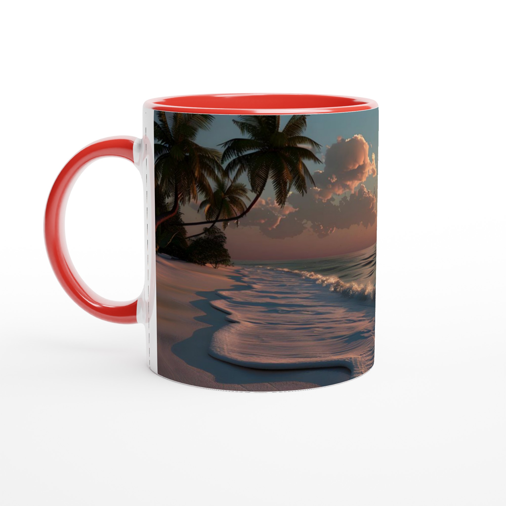 Solnedgång vid Havet Mugg - 11oz Keramisk Kaffemugg i Olika Färger 5 14197024-fd39-4521-9d96-be84be97ae4a
