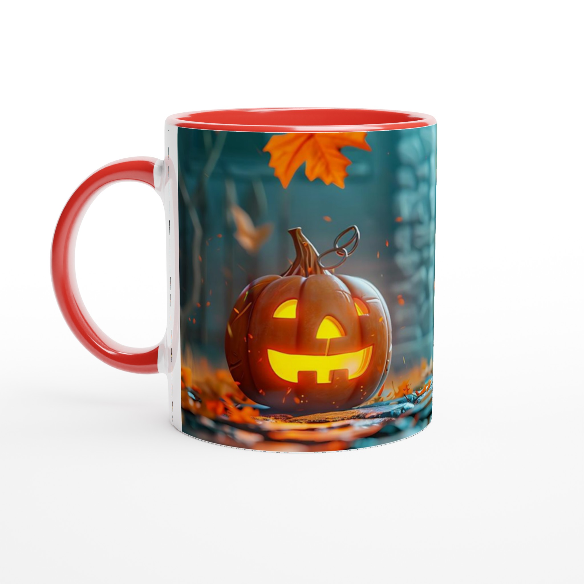 Mystisk Miniriddare & Lysande Pumpa – 11oz Keramisk Mugg för Äventyrliga Själar 5 143700a9-3cde-4b76-94e2-f2e88ad0cc29