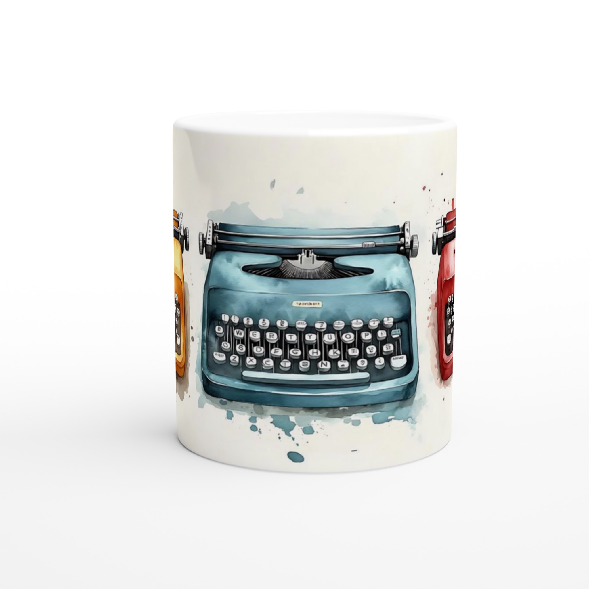 Retro Skrivmaskin Konst Mugg – Kaffekopp med Vintage Vibe i Flera Färger 8 147e1b42-b9ed-4a94-a926-cfe1813ed1ac